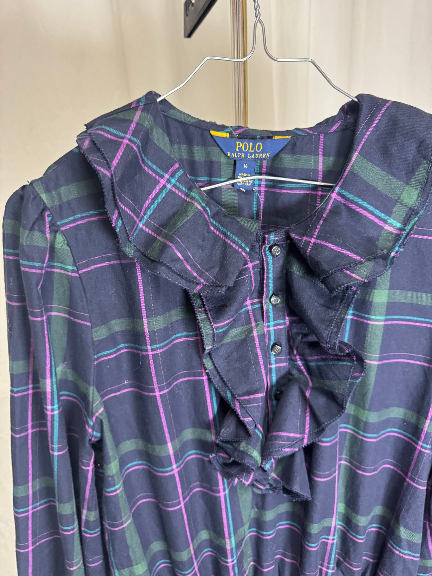 Robe écossaise Ralph Lauren