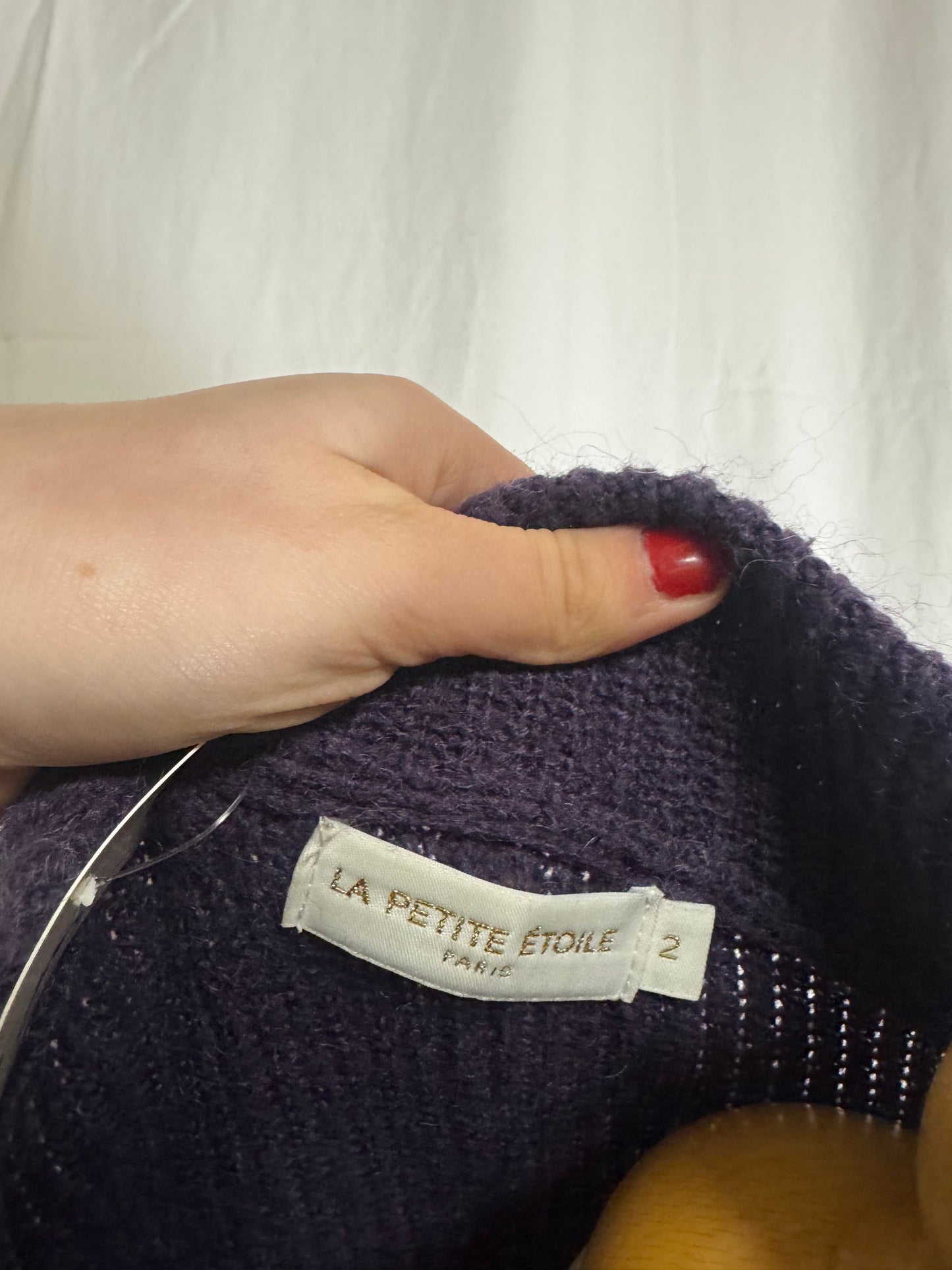 Pull violet La Petite Étoile