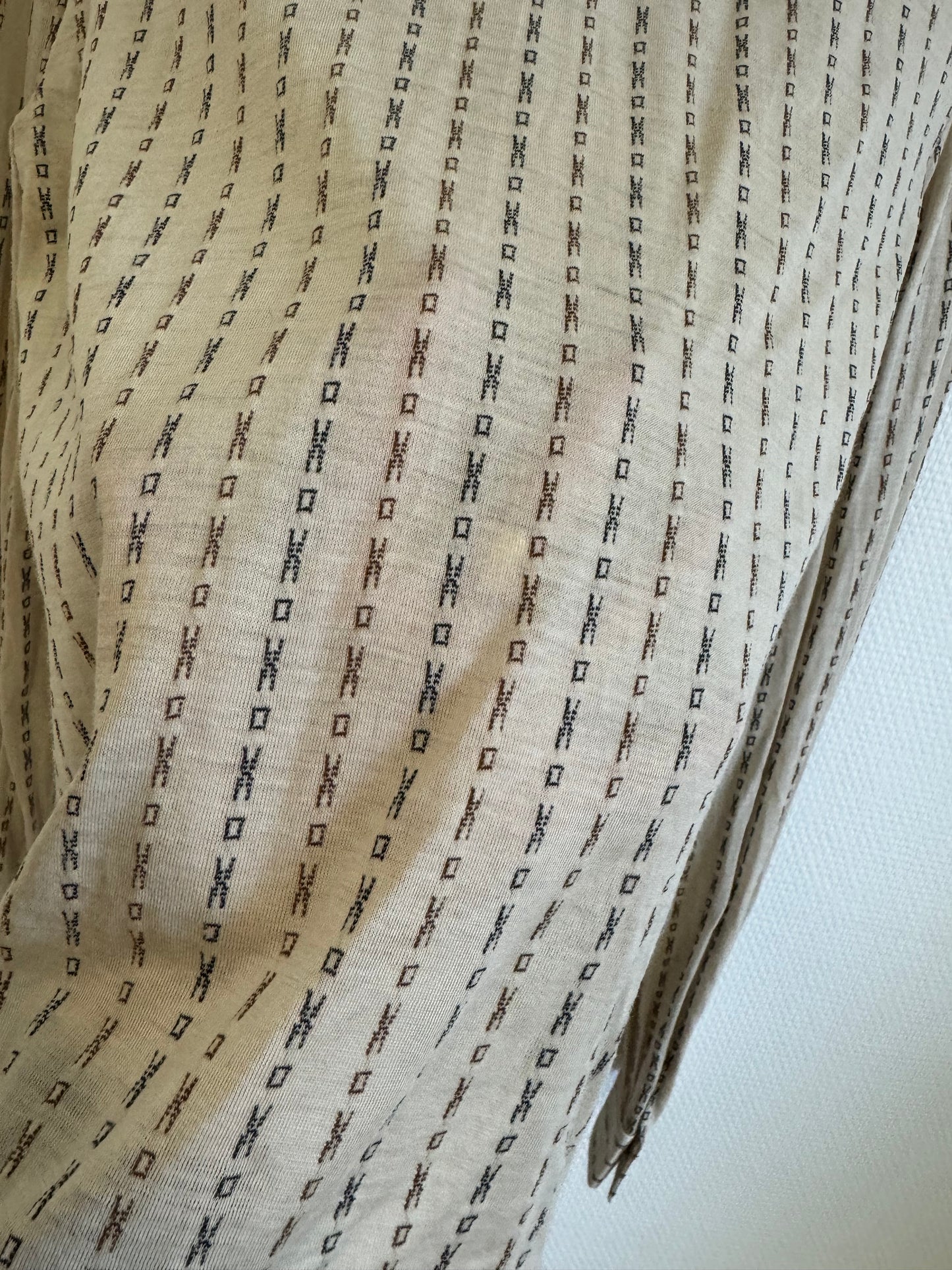 Chemise à motif 70s