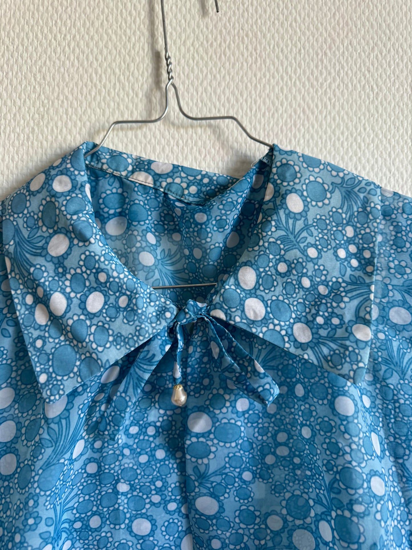 Blouse à fleurs 70s