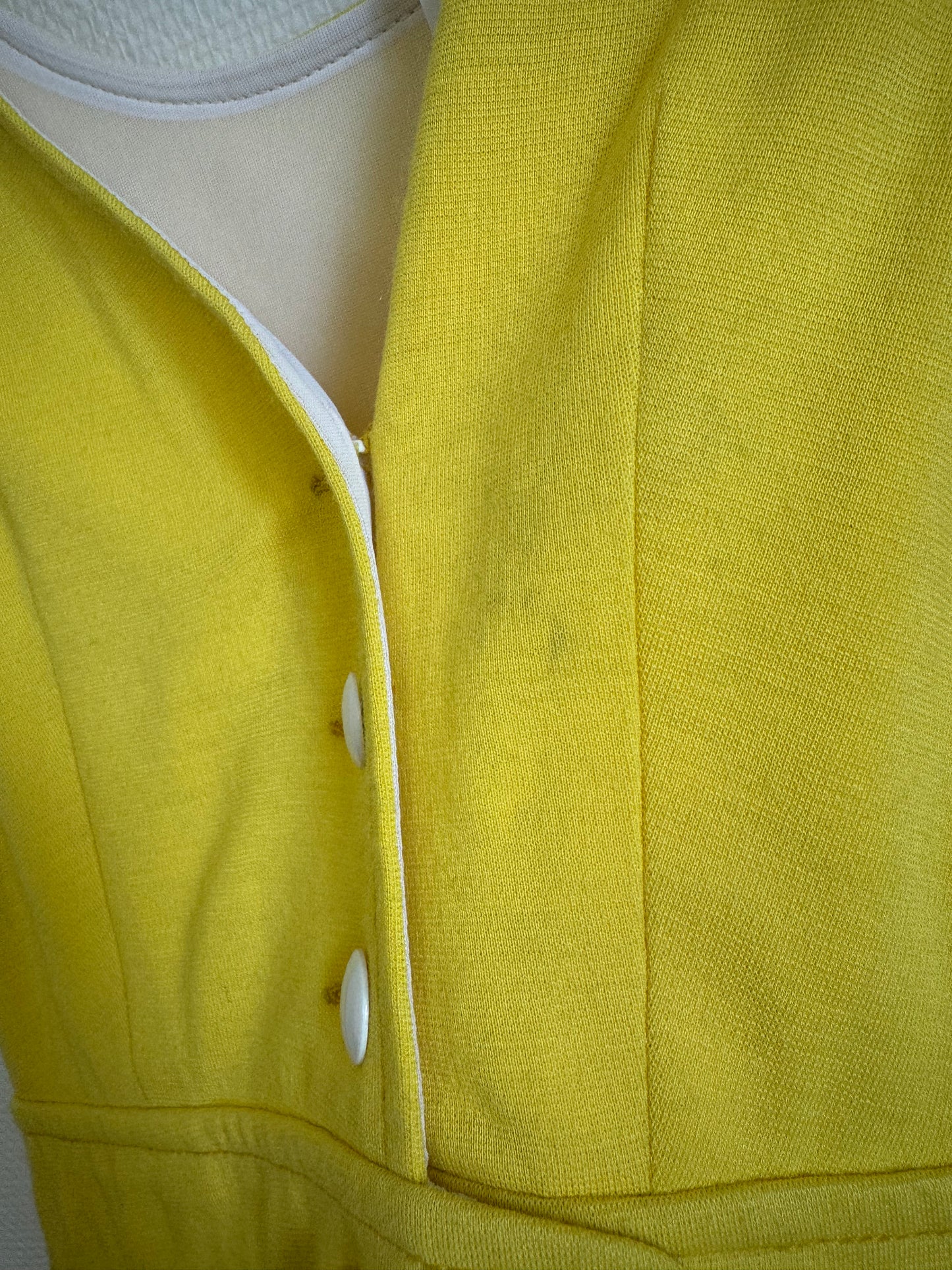 Robe jaune 60s