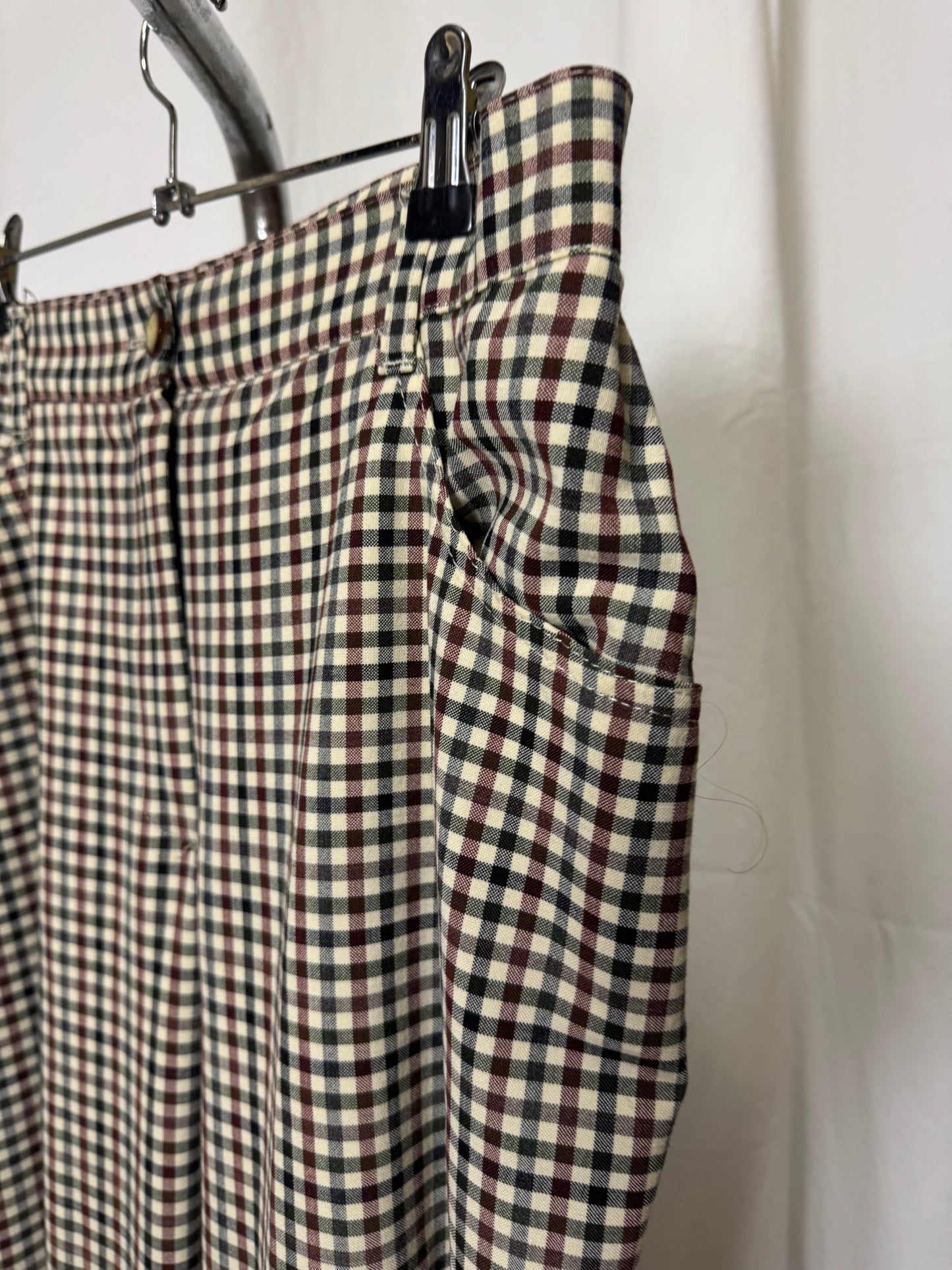 Pantalon à carreaux