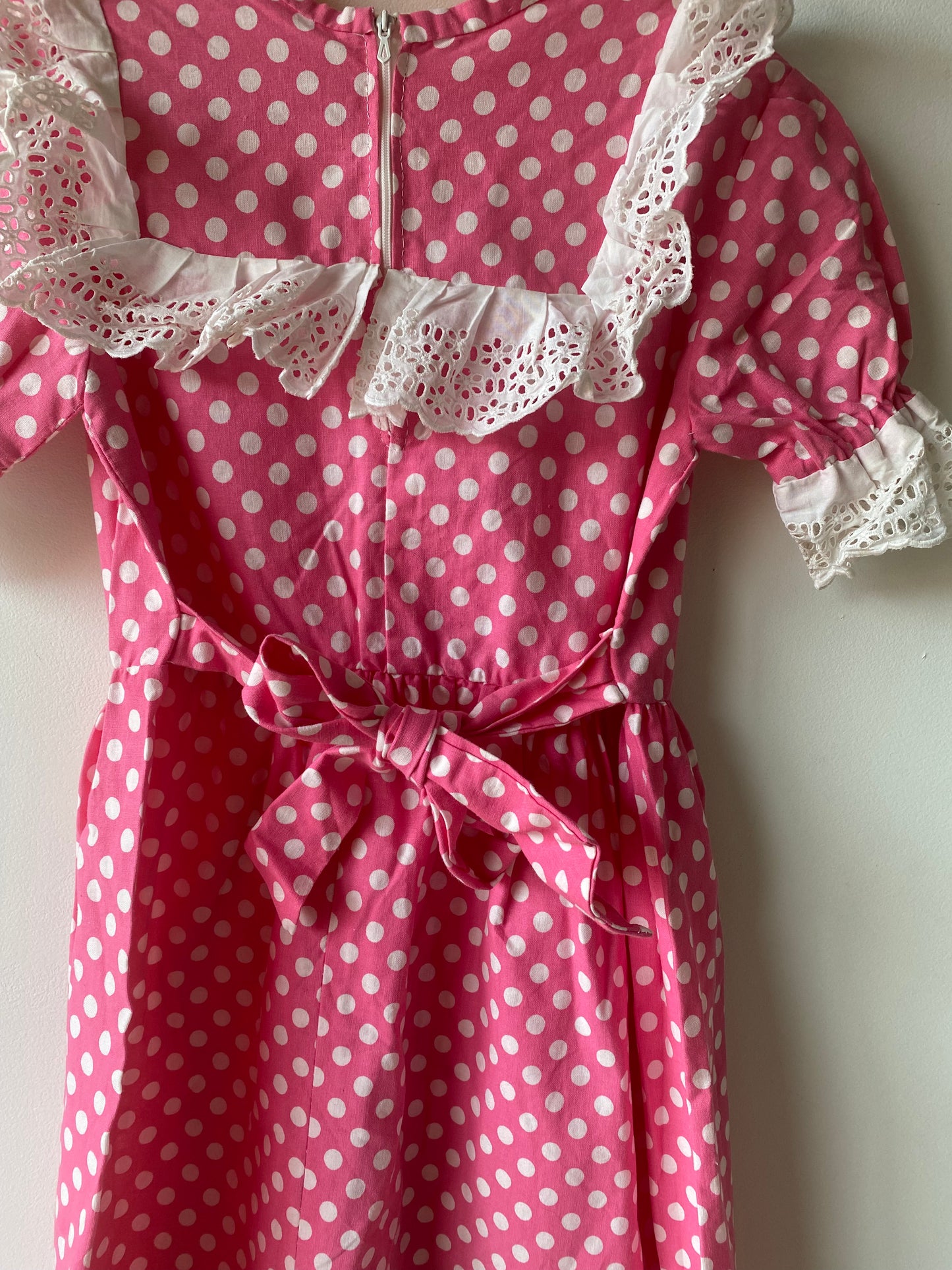 Robe à pois 80s