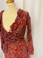 Robe à motifs Maje