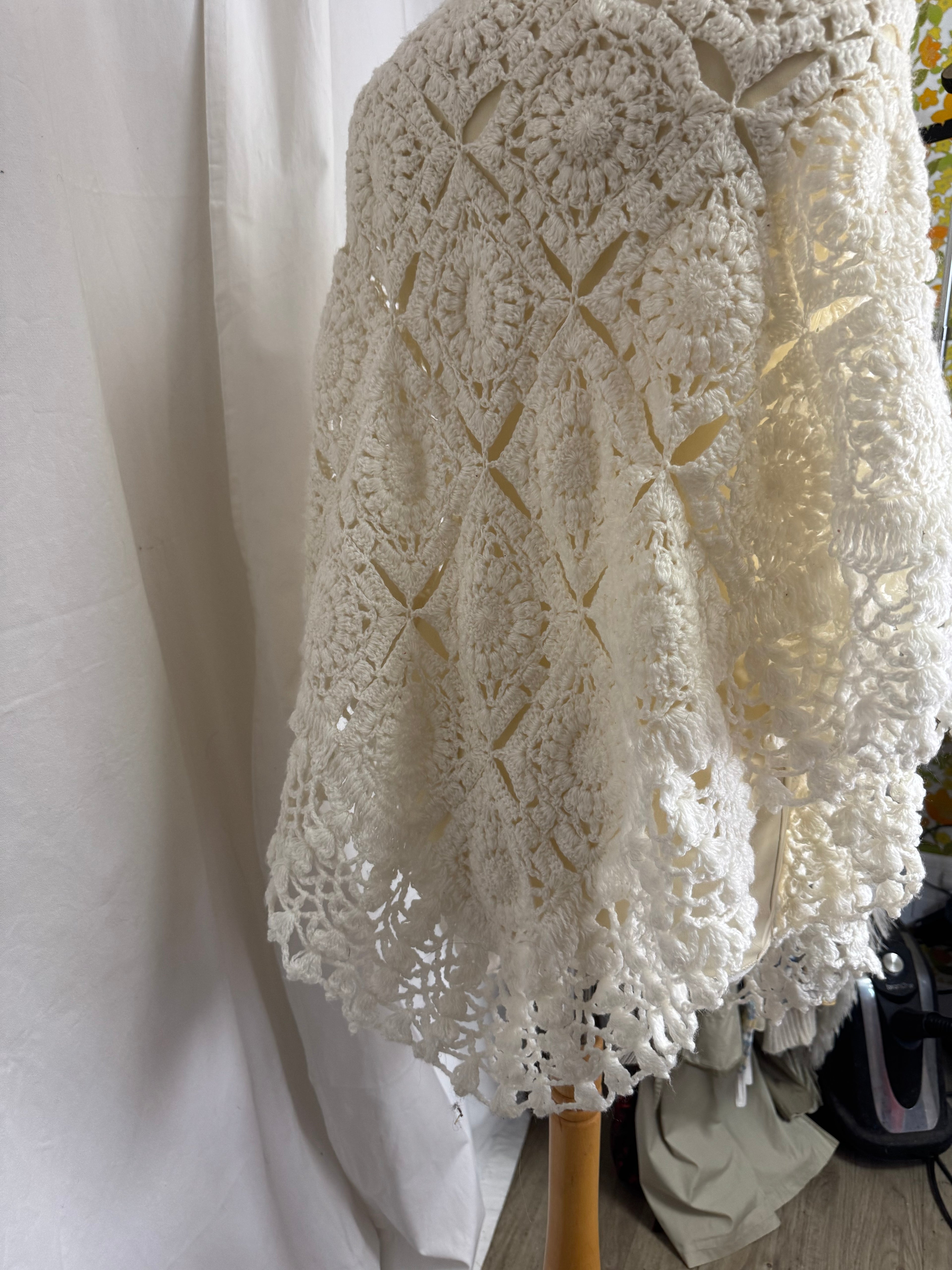 Châle en crochet