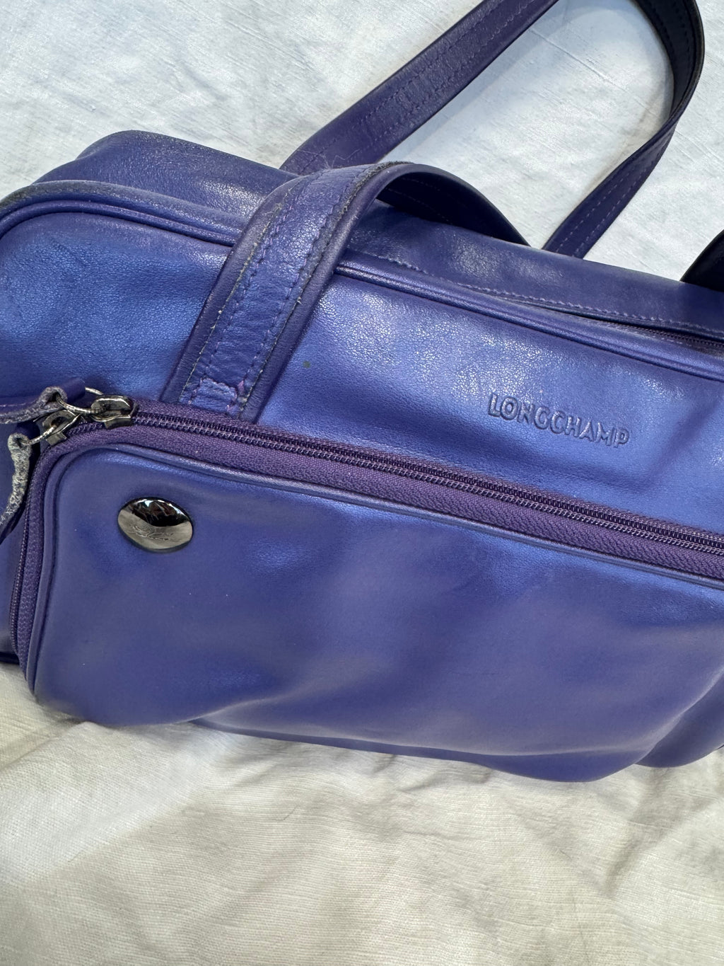 Sac à main violet Longchamp