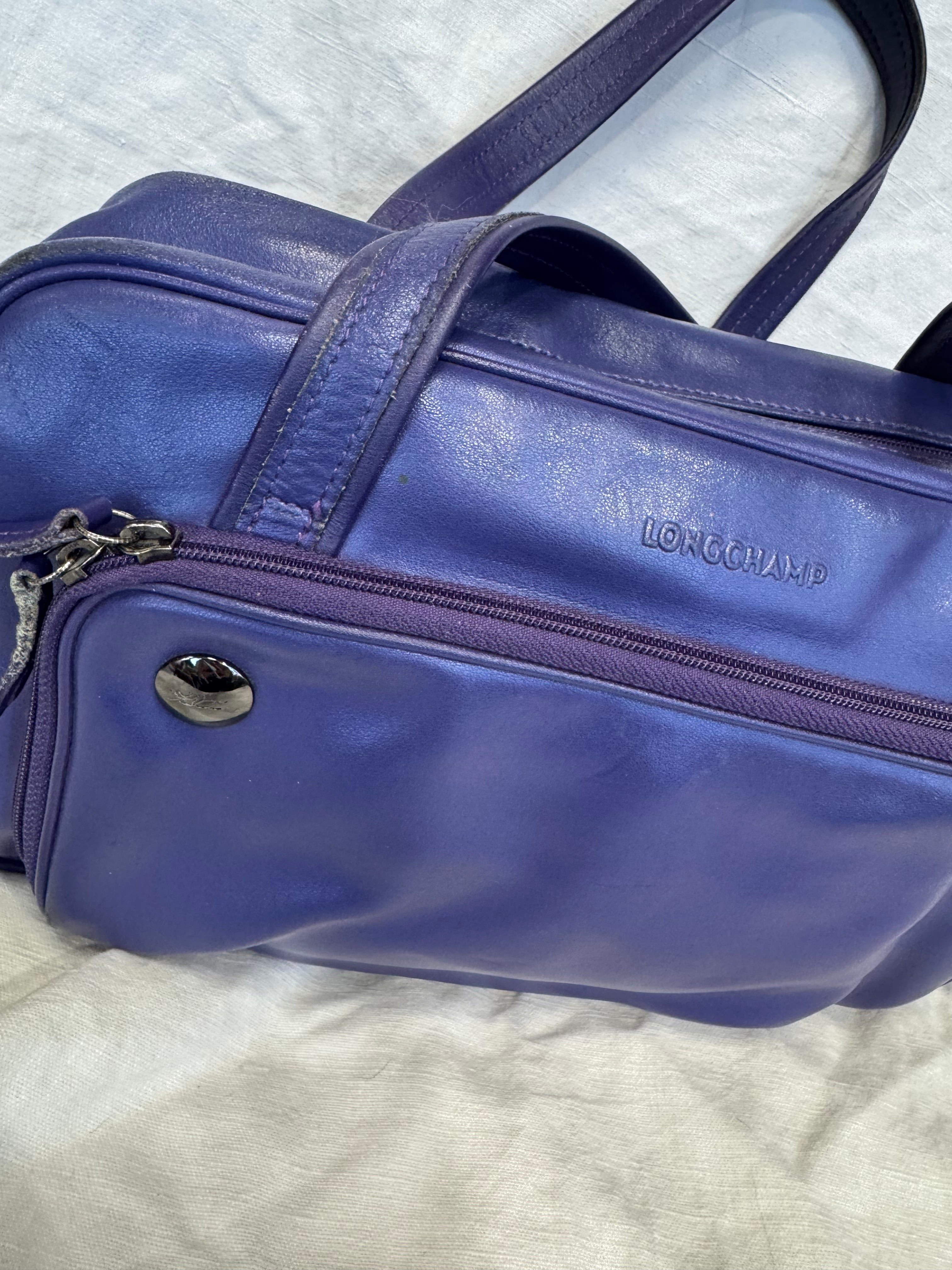 Sac à main violet Longchamp