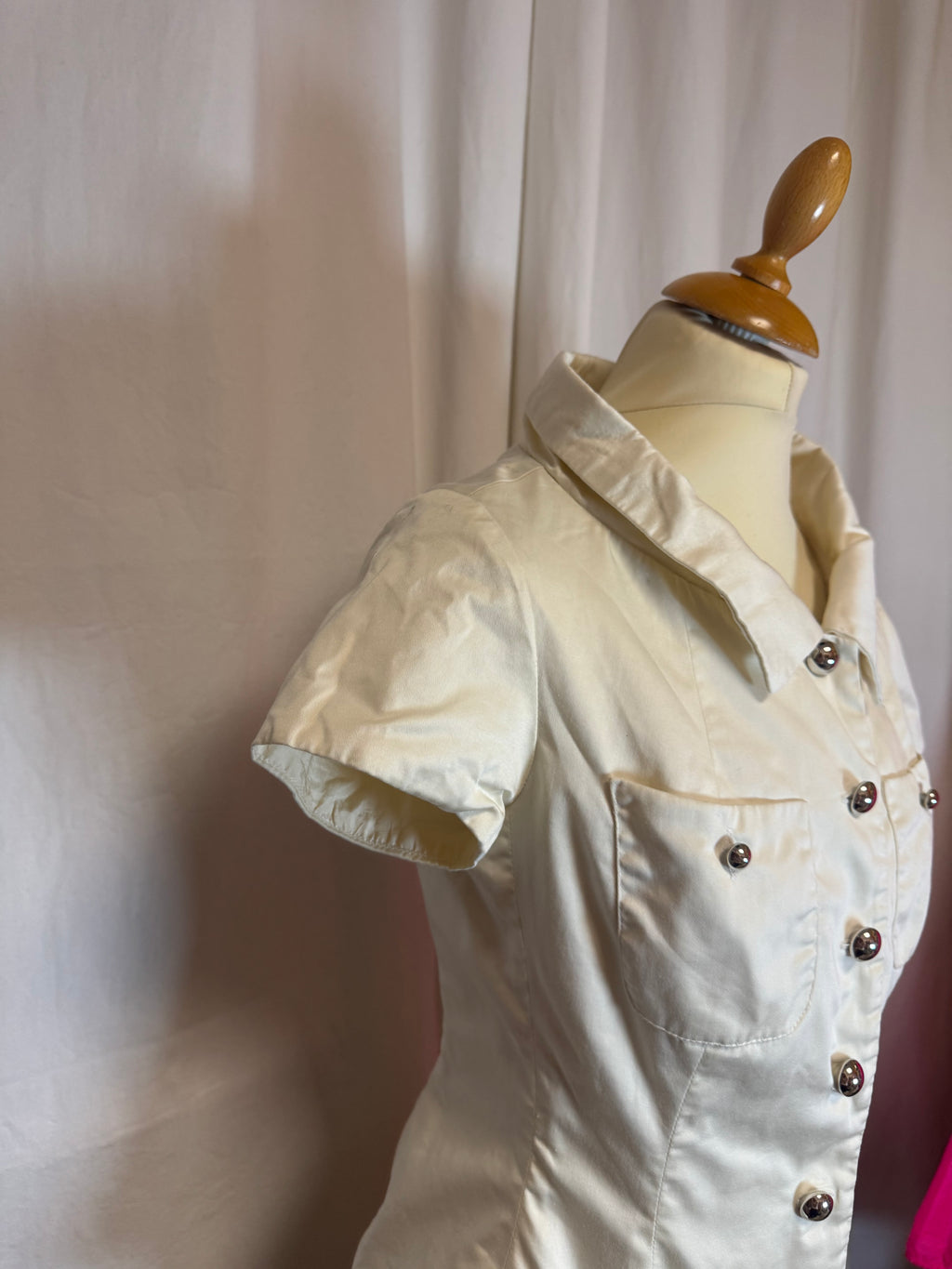 Chemise blanche 80s