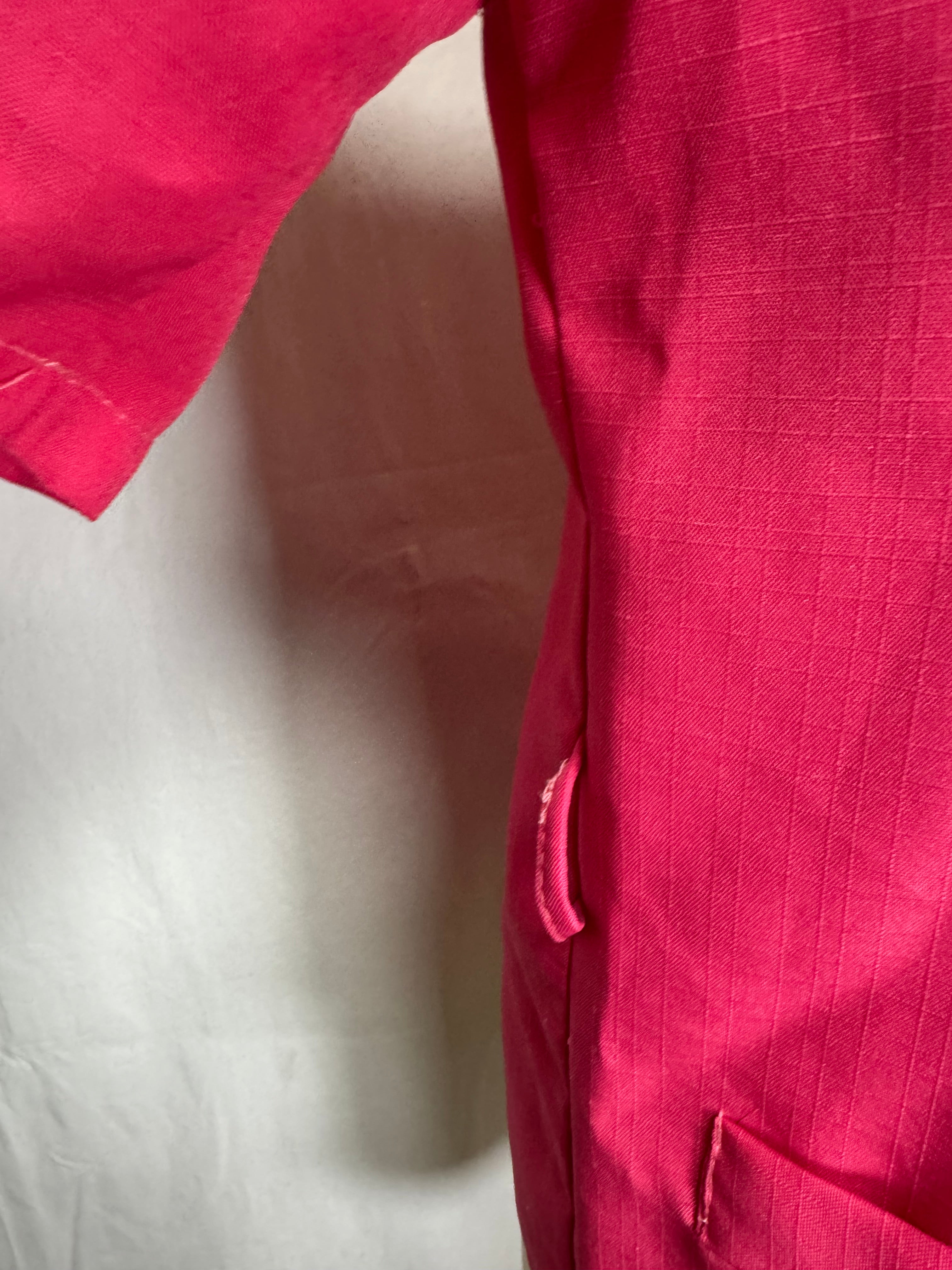 Chemise rose 80s