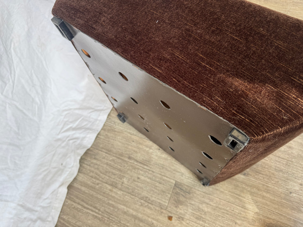 Pouf en velours