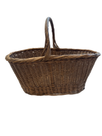Panier en osier marron