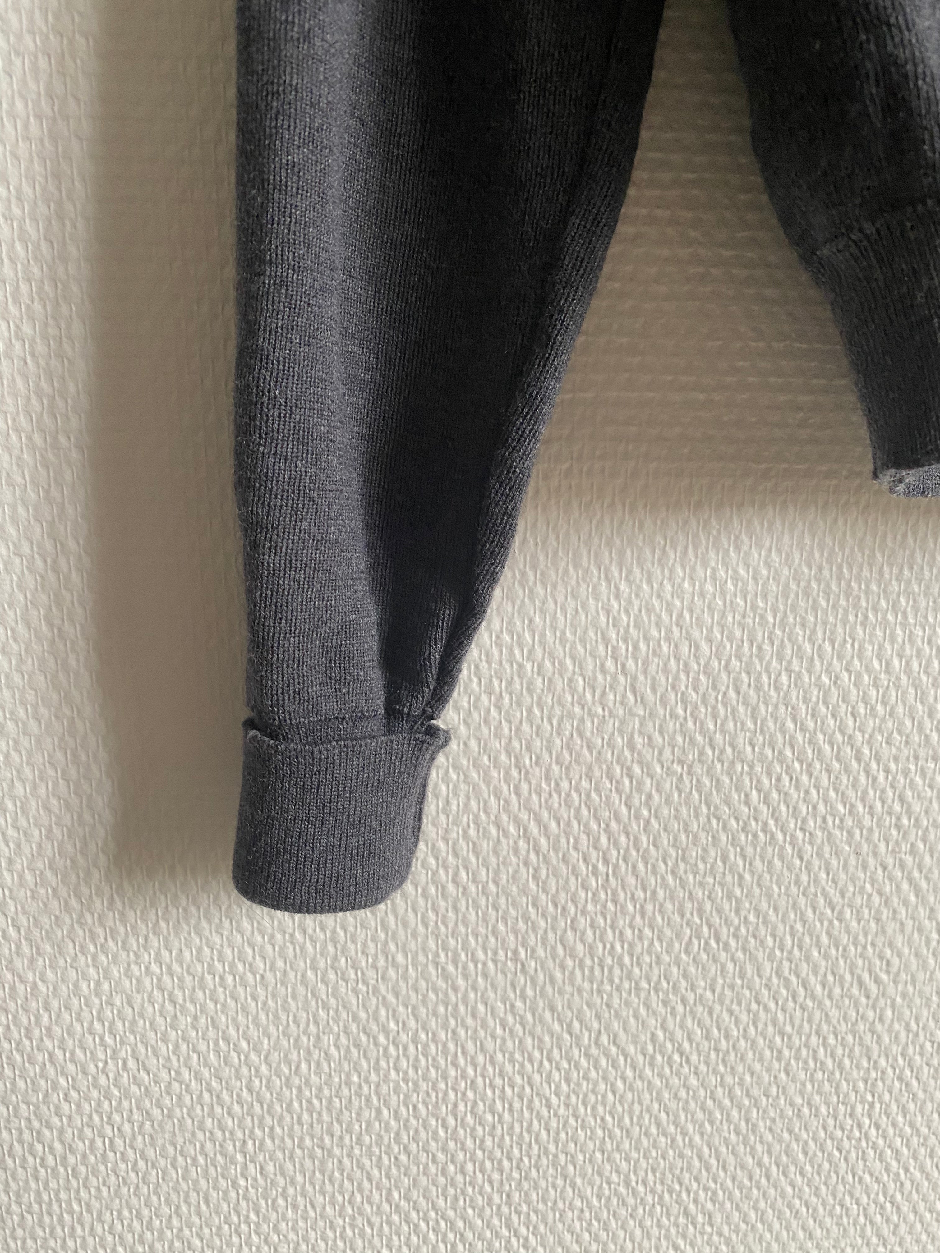 Gilet gris en laine