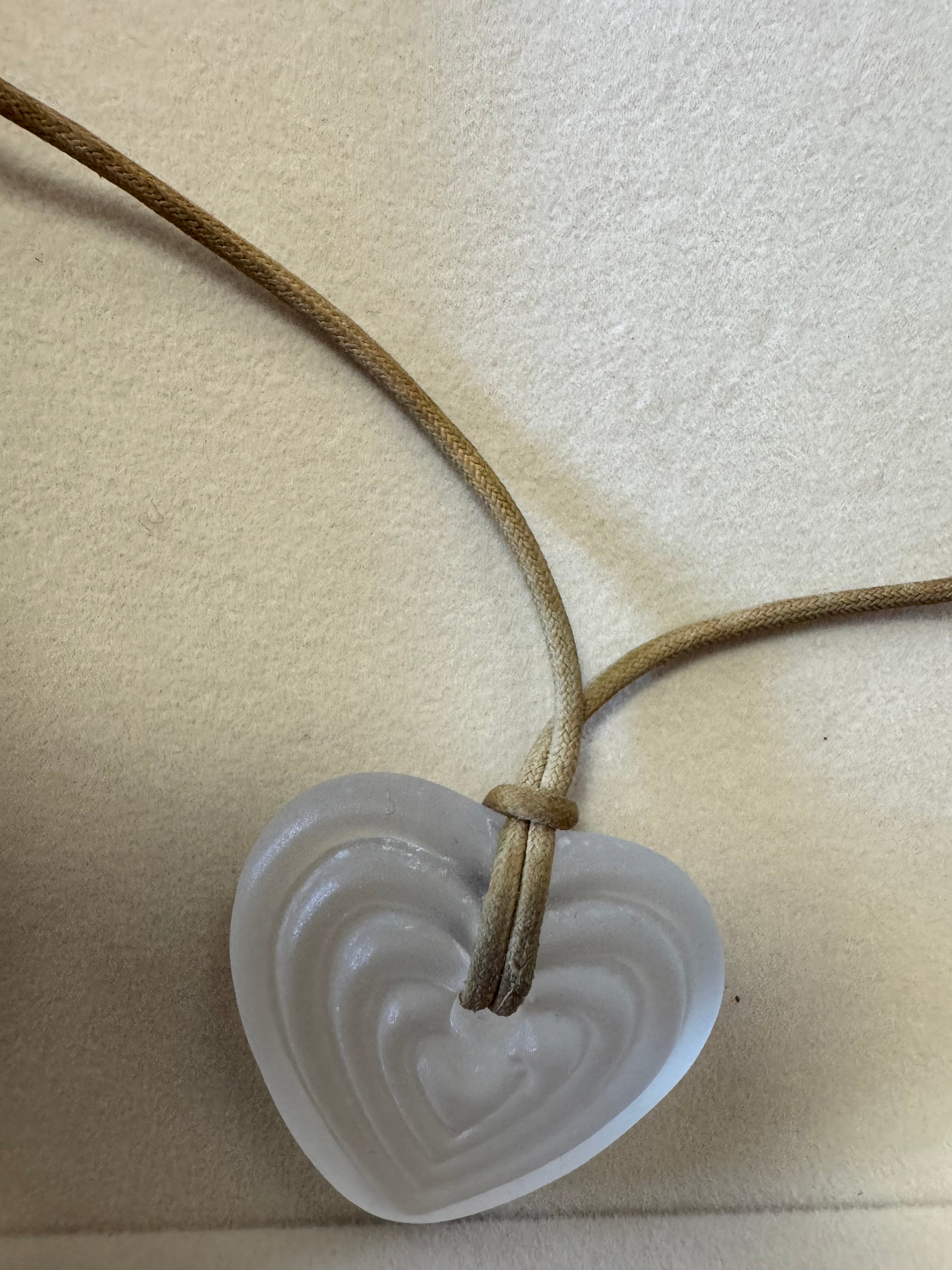 Collier pendentif coeur