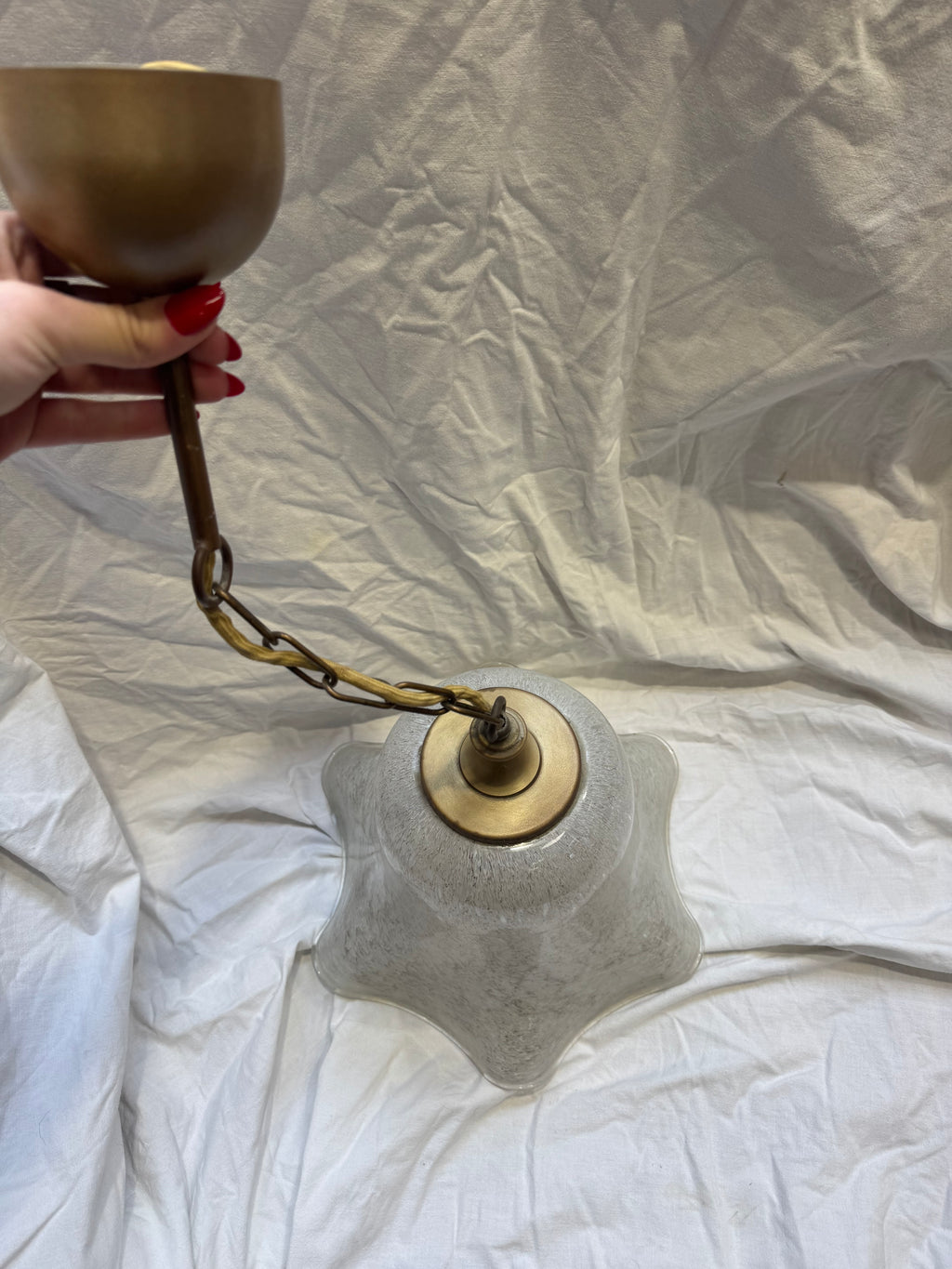 Suspension en verre Murano