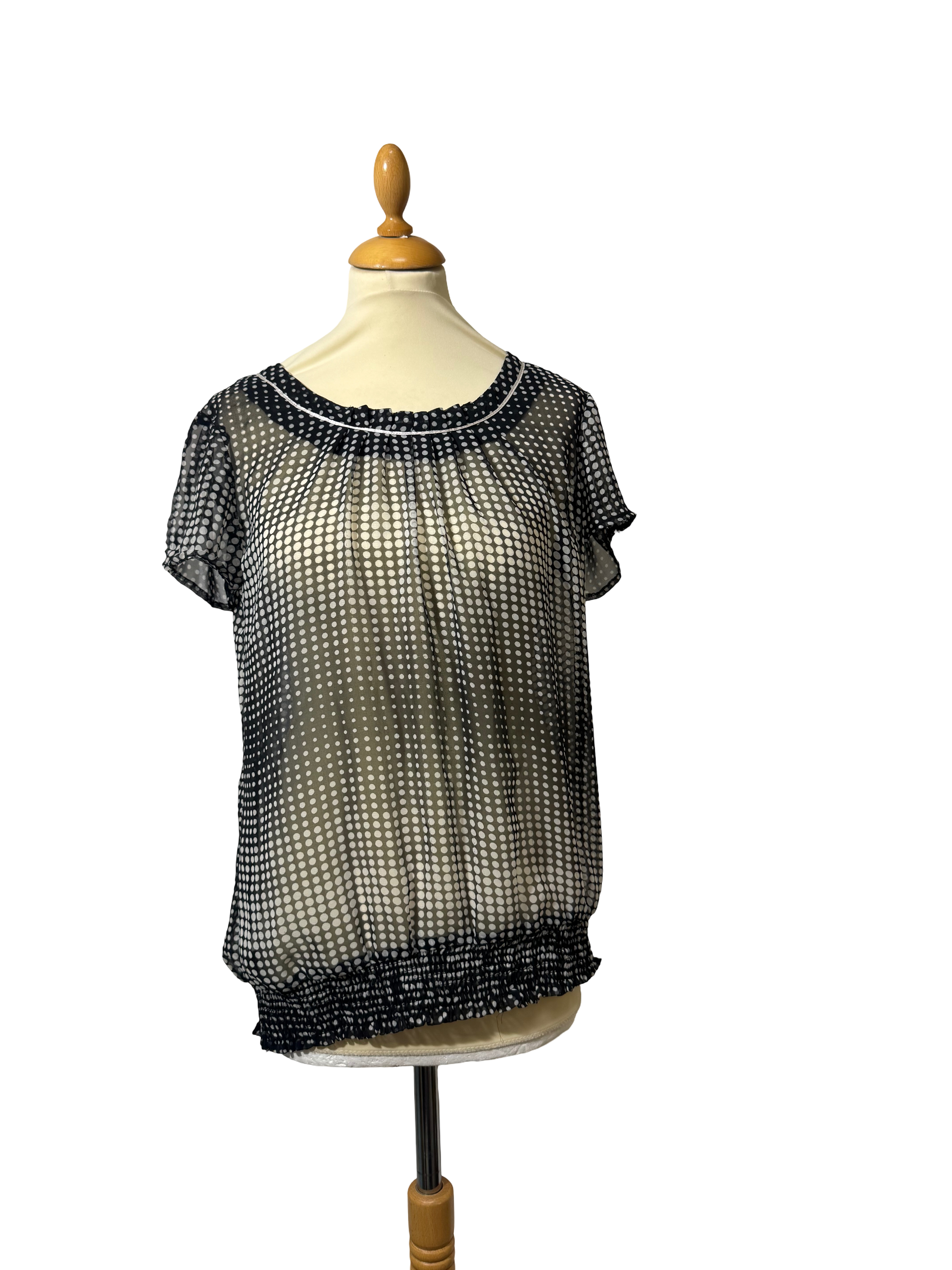 Blouse à pois