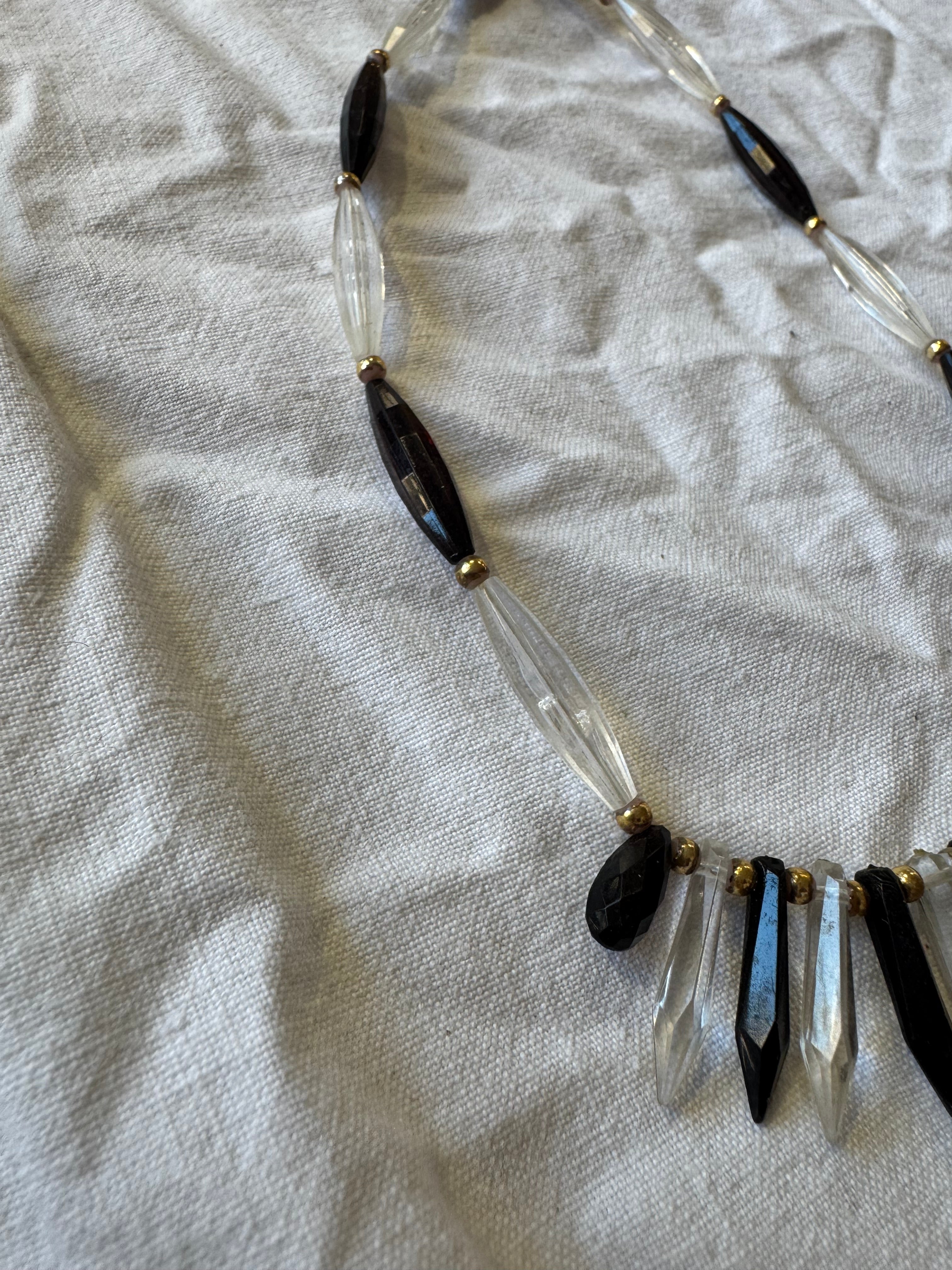 Collier en perle noir