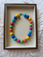Collier multicolore 80s