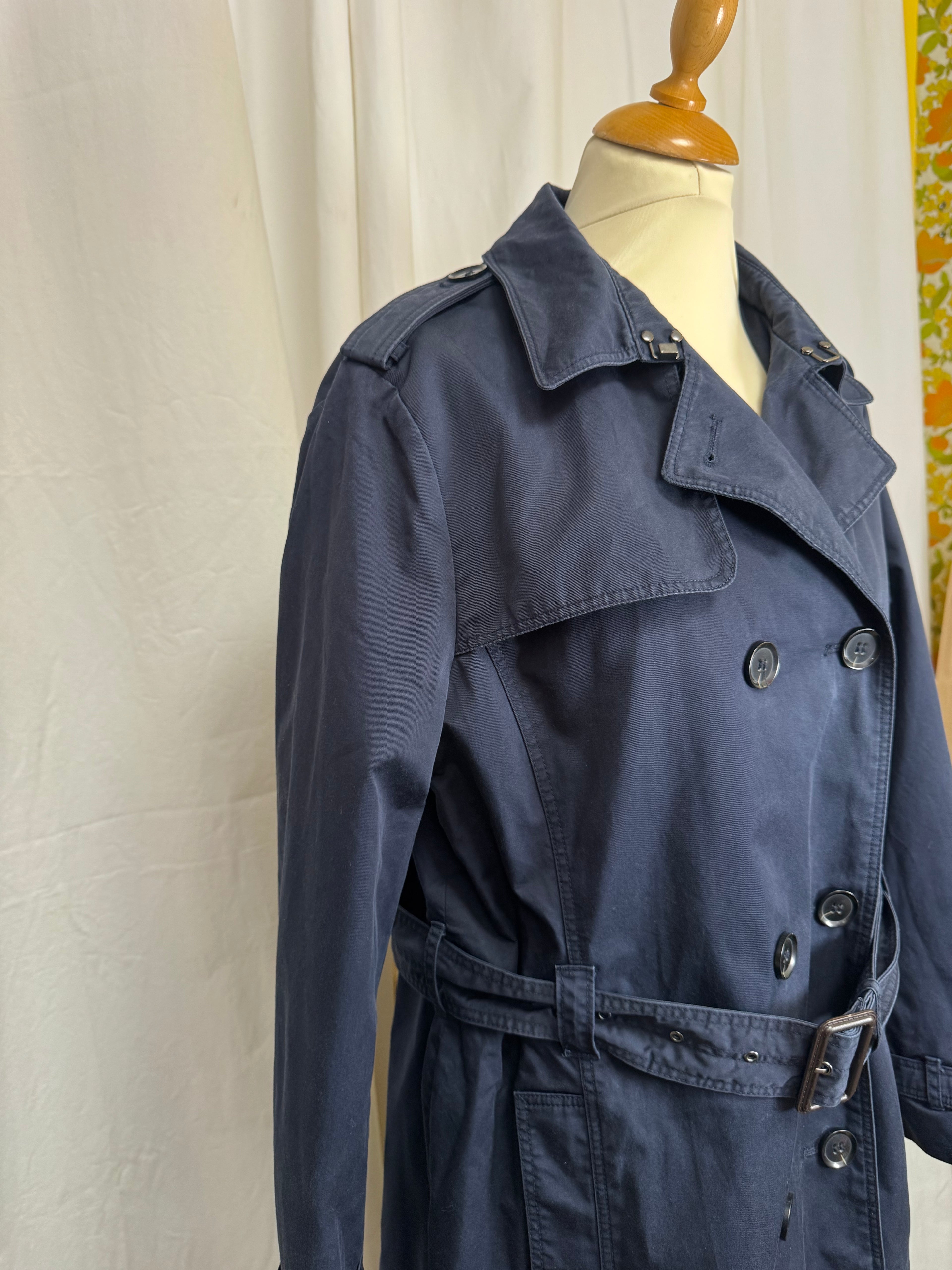 Trench-coat bleu marine Esprit