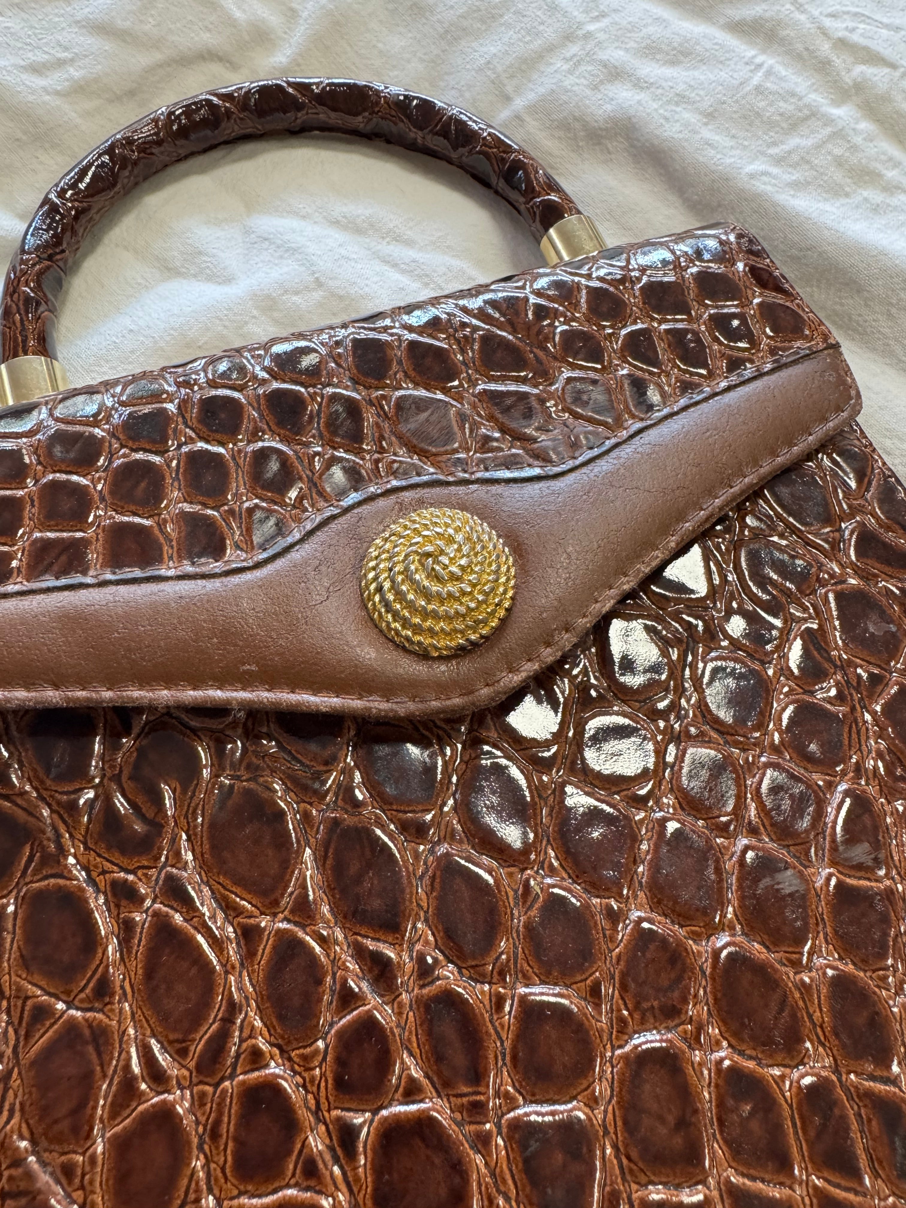 Sac en cuir vernis