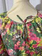 Robe à fleurs 70s