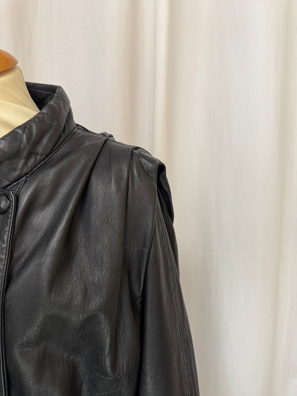 Veste en cuir 80s