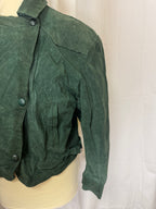 Veste courte verte 80s