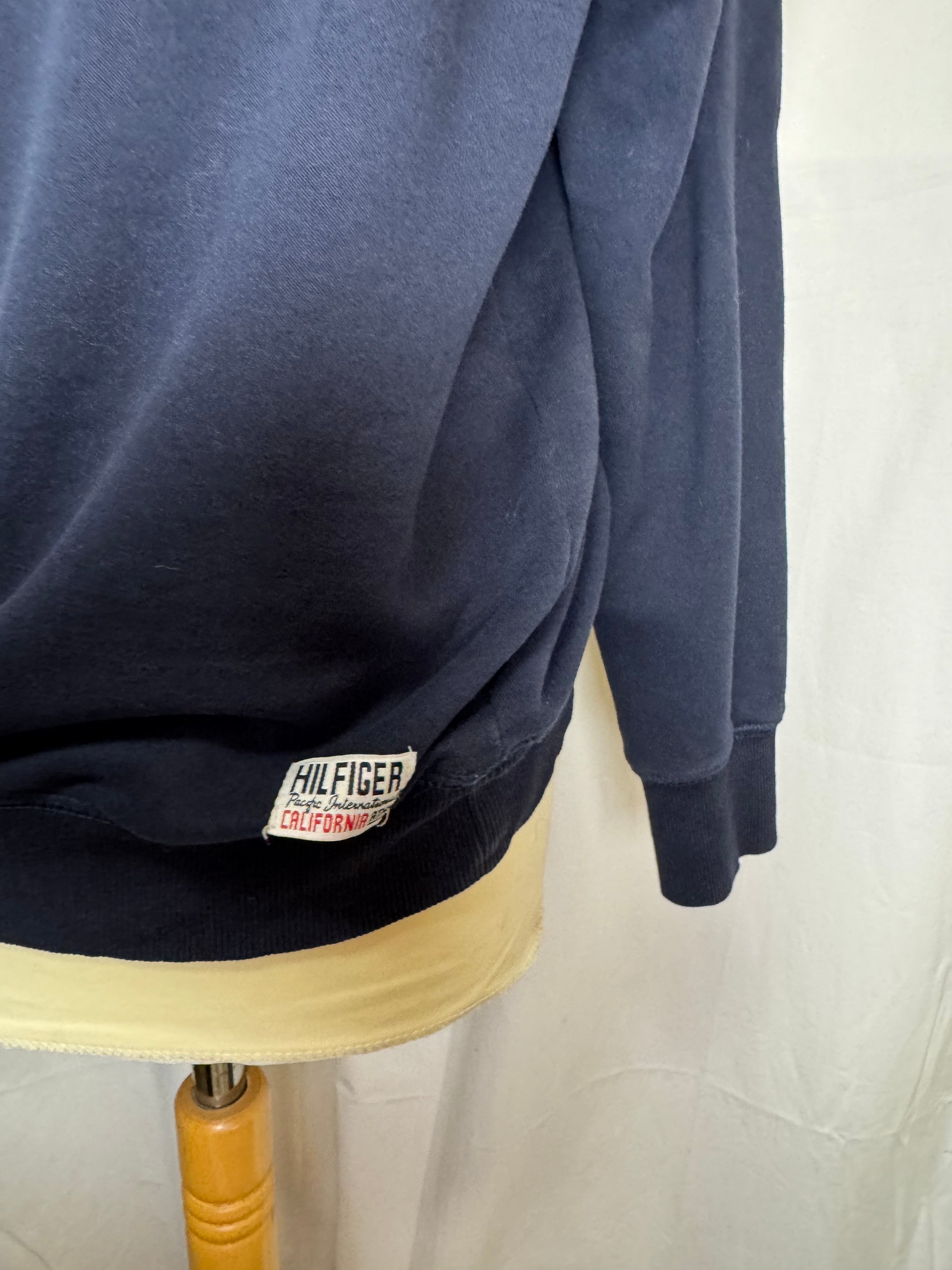 Sweat bleu Tommy Hilfiger