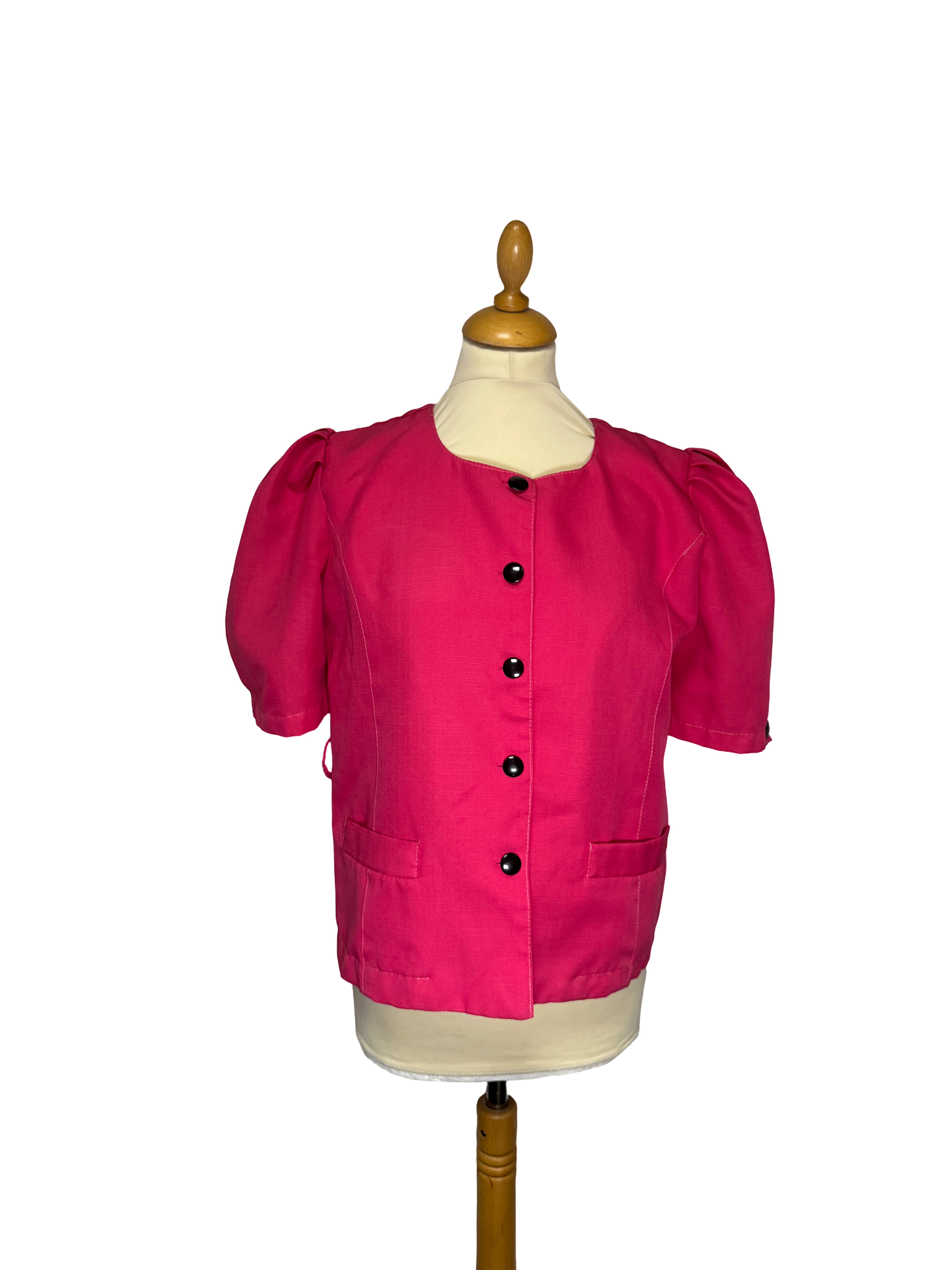 Chemise rose 80s
