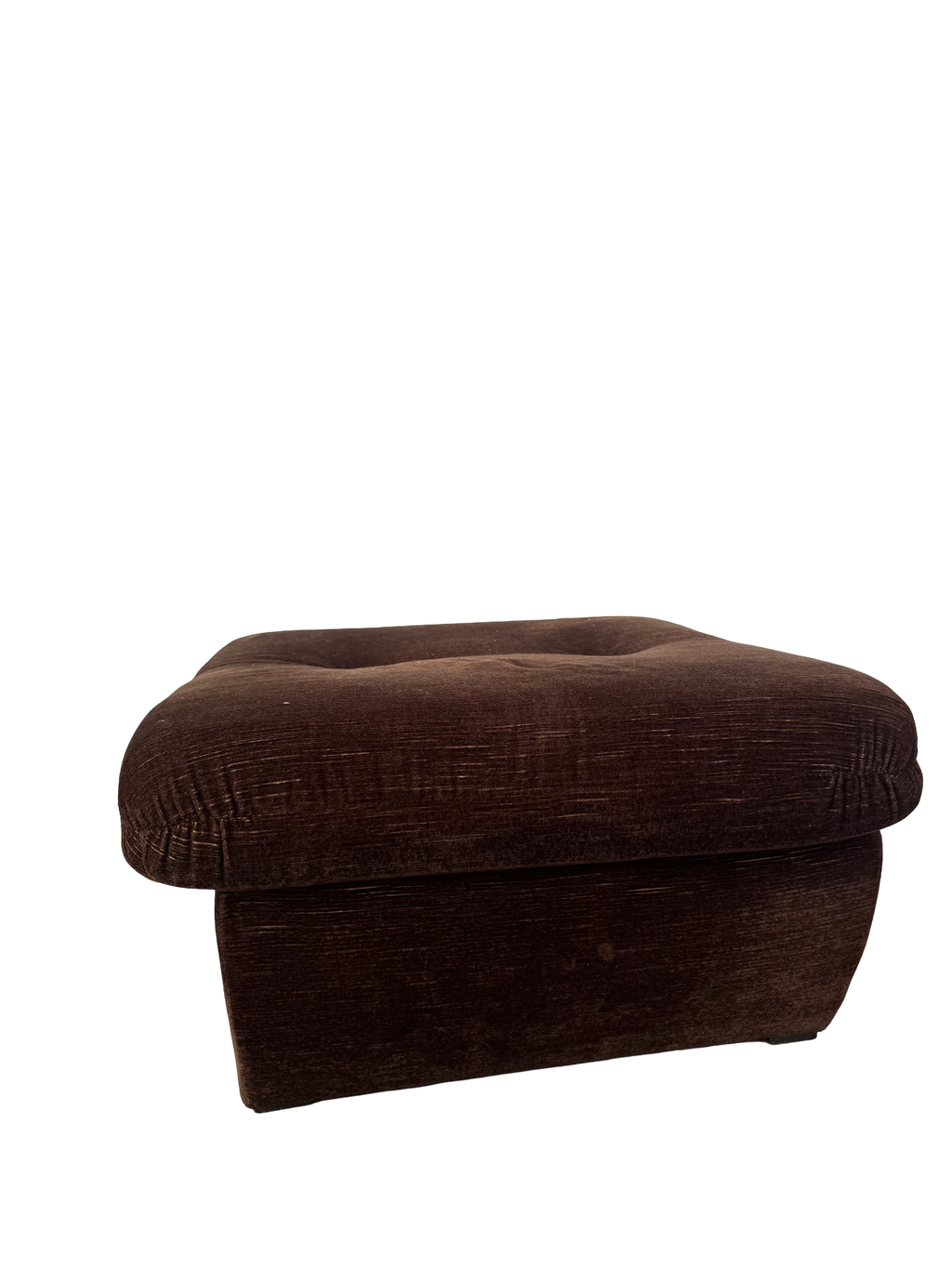Pouf en velours
