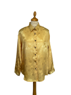 Chemise à motifs jaune