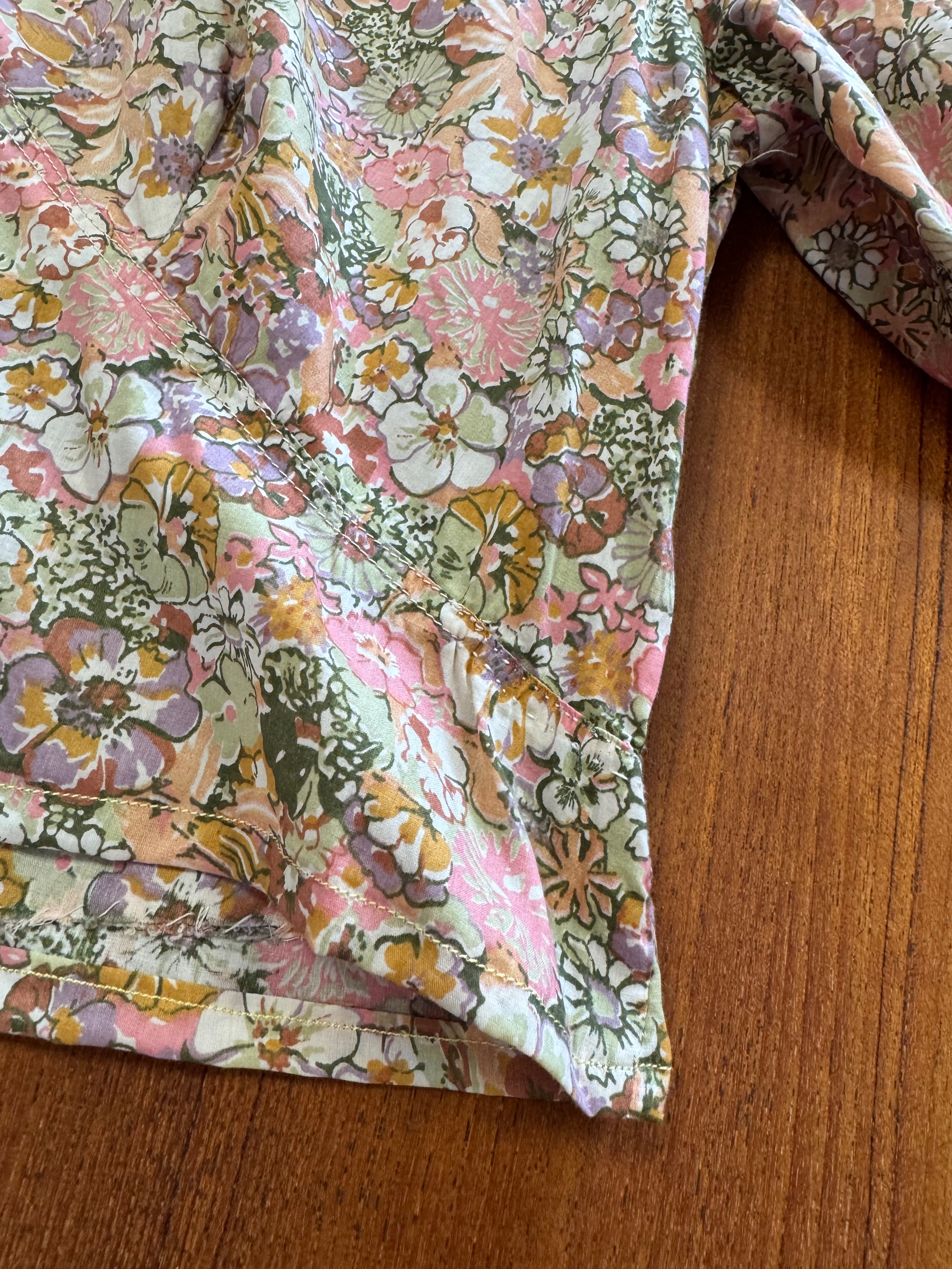 Blouse à fleurs