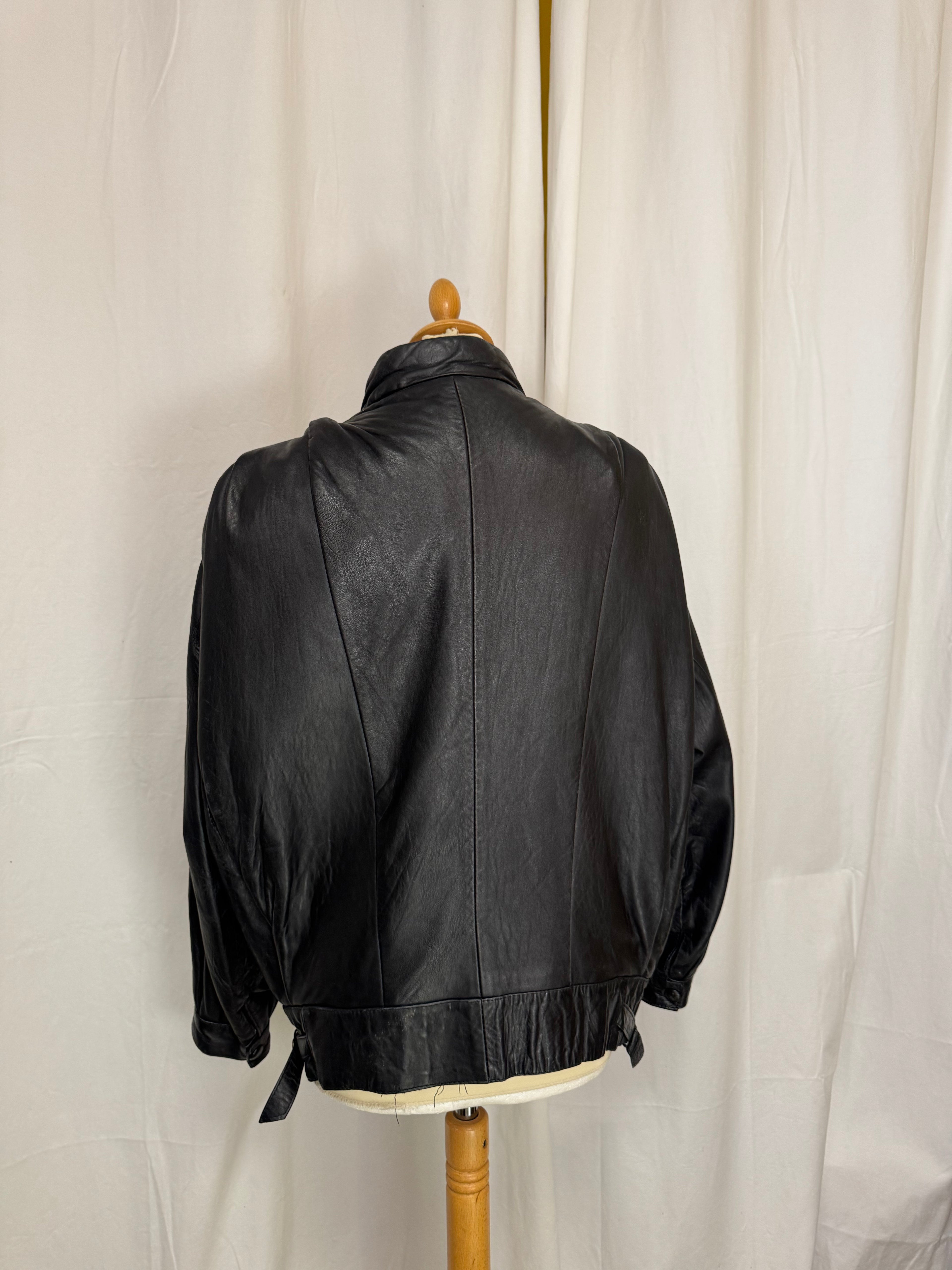 Veste en cuir 80s