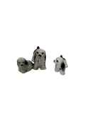 Chiens en céramique