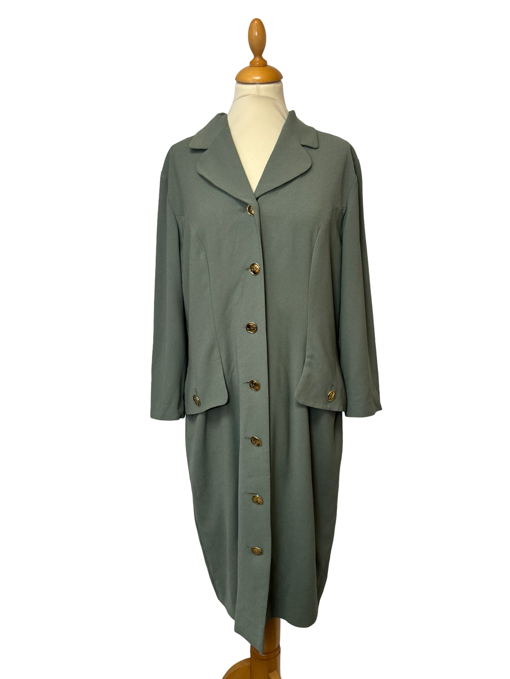Robe longue kaki