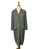 Robe longue kaki