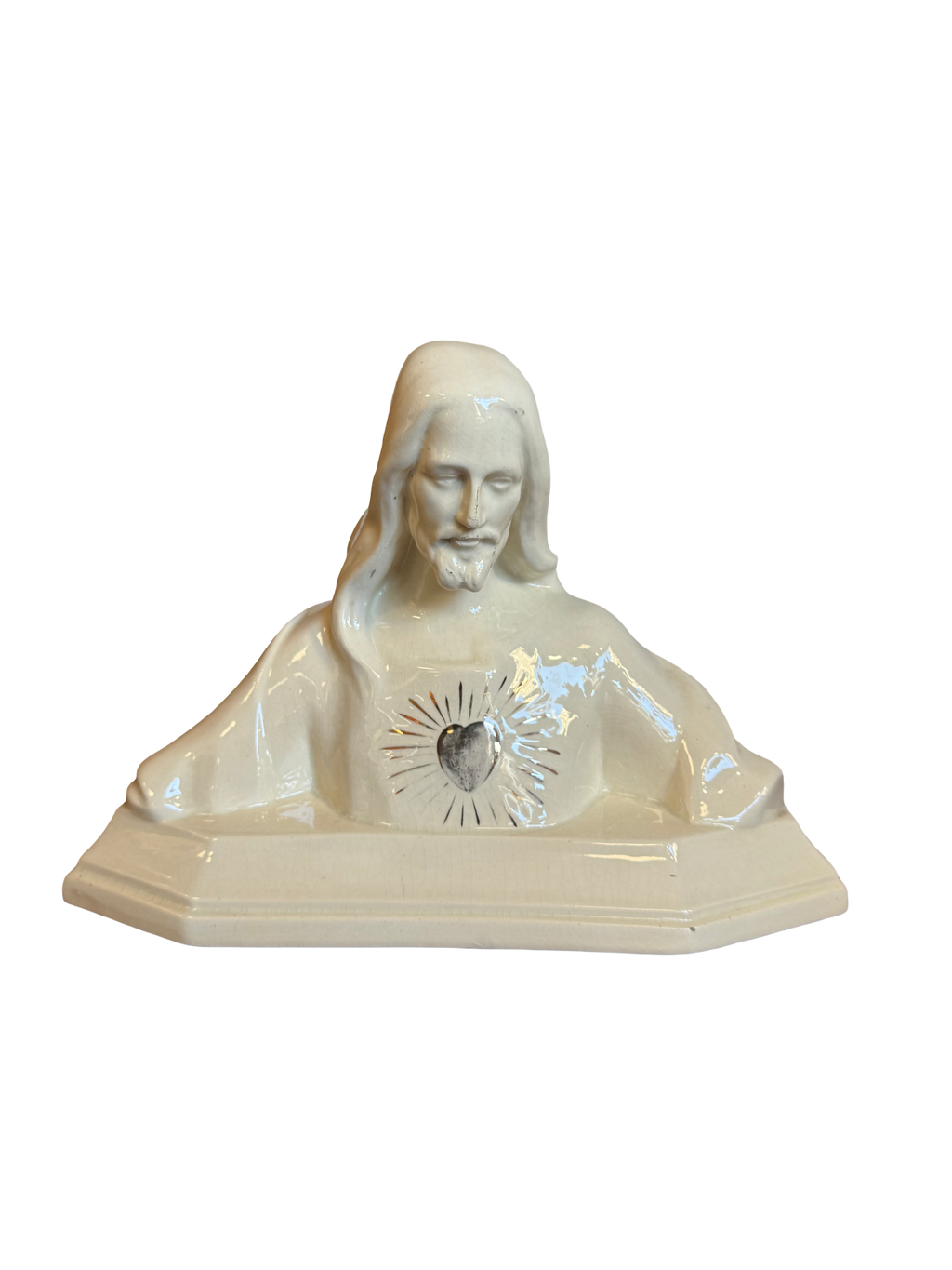 Jesus sacré cœur en céramique