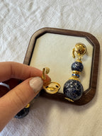 Boucles d'oreilles à clip pendante