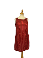Robe courte à rayures