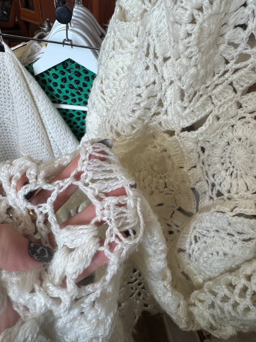 Châle en crochet