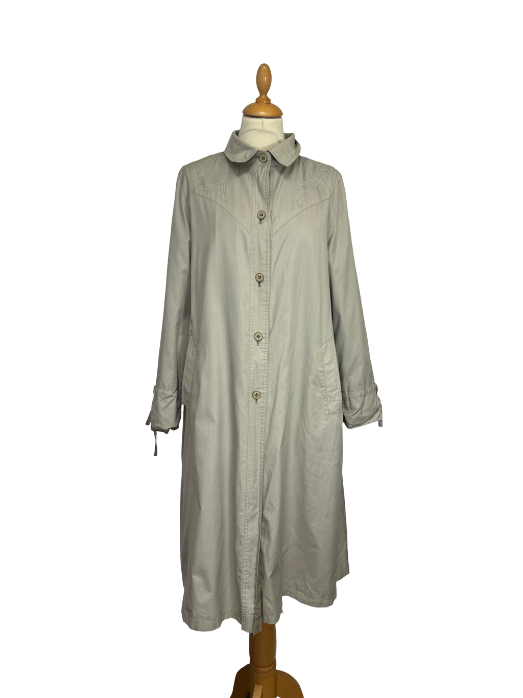 Veste longue brodée