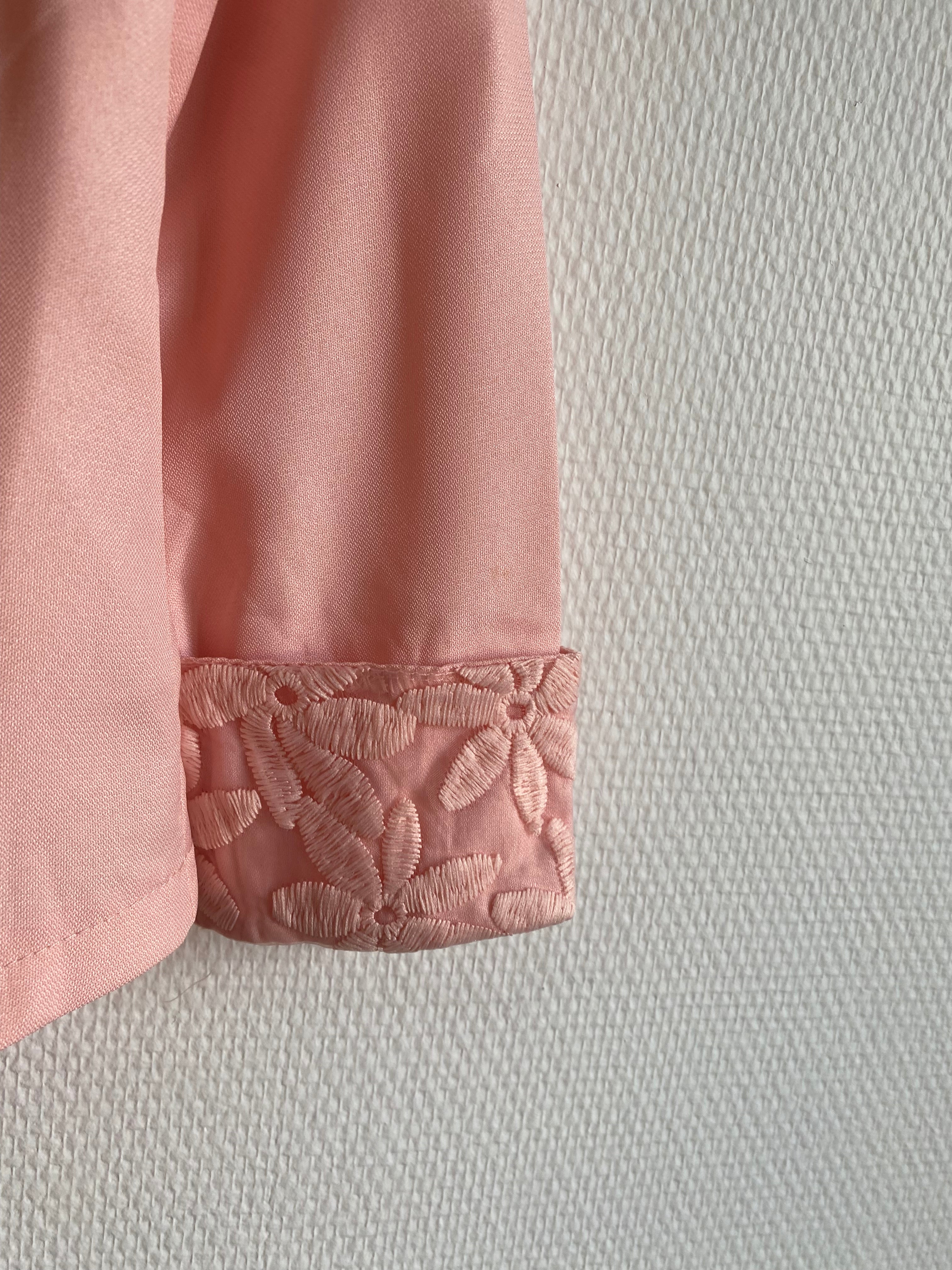 Chemise à fleurs 70s