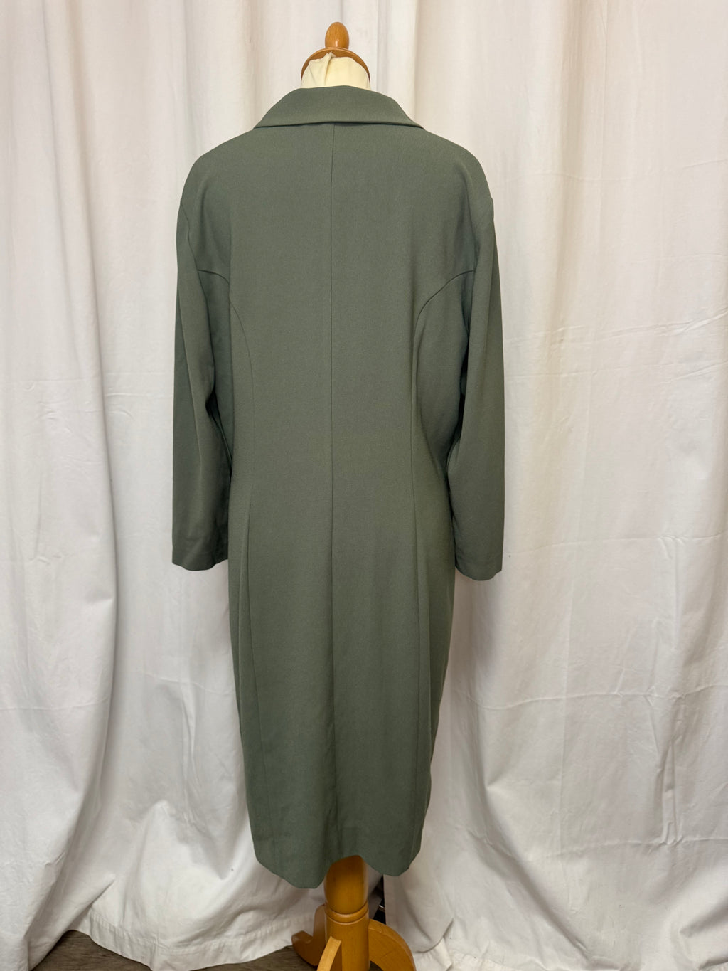 Robe longue kaki