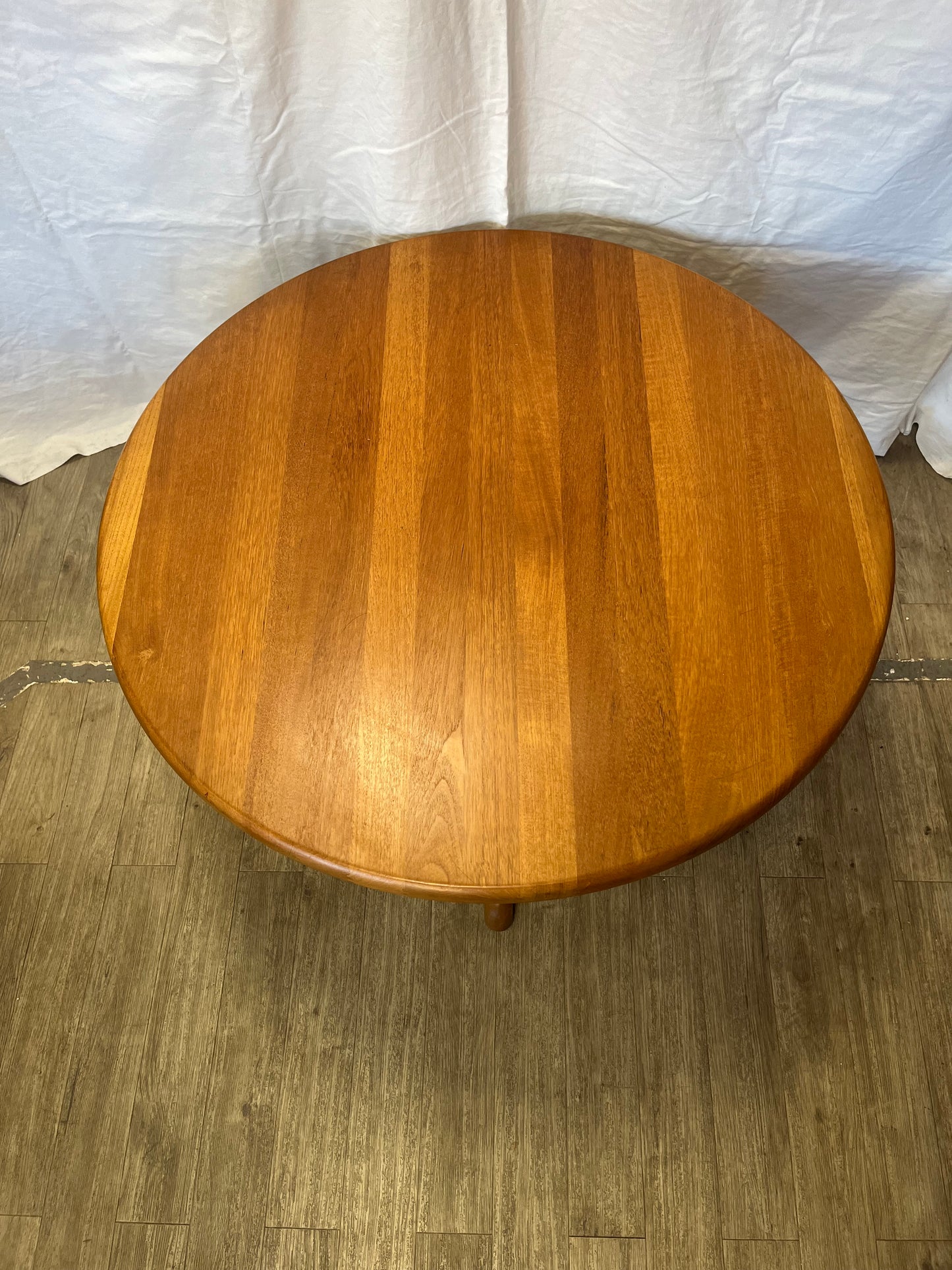 Table basse scandinave en teck massif 1970