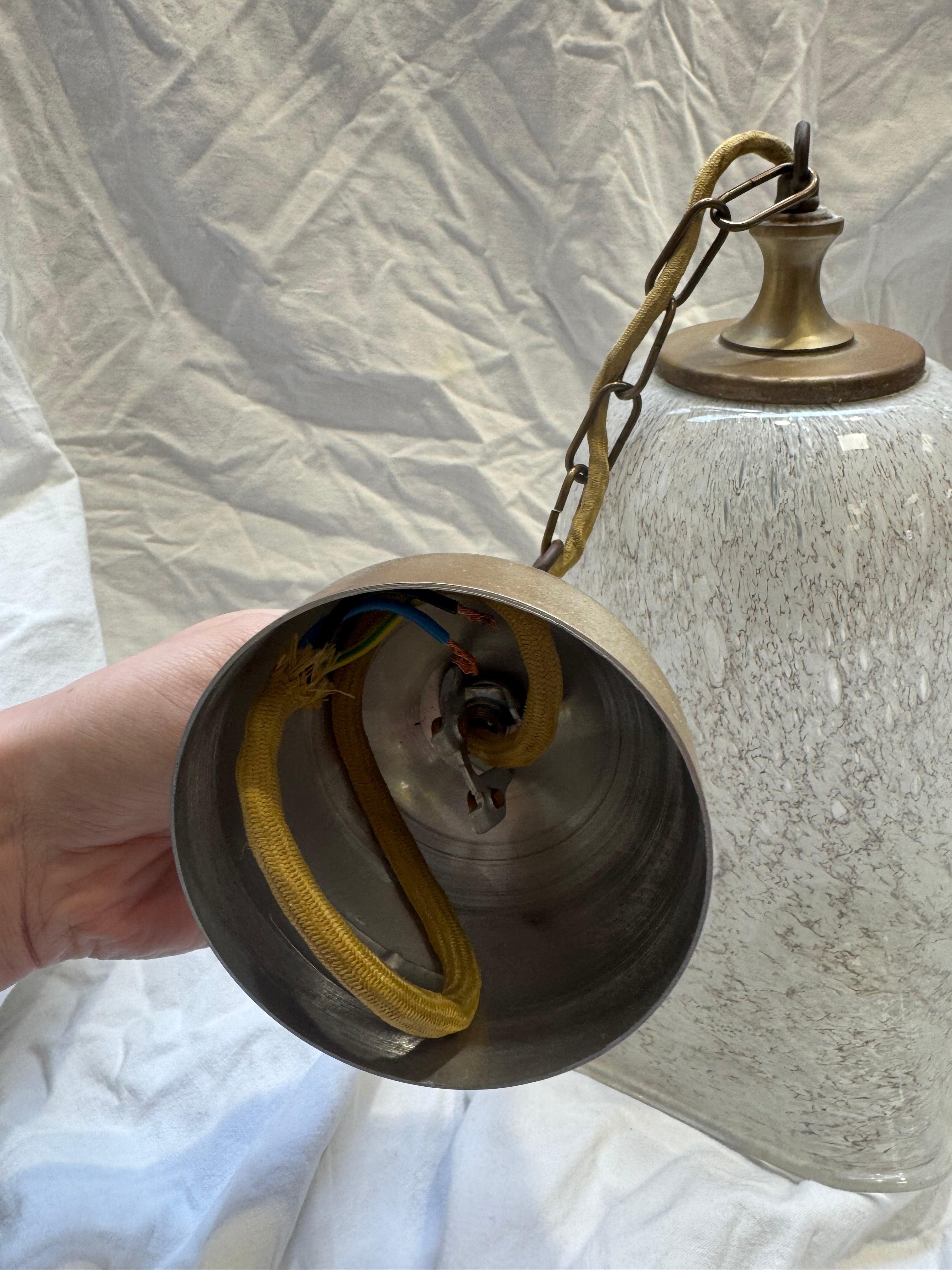 Suspension en verre Murano