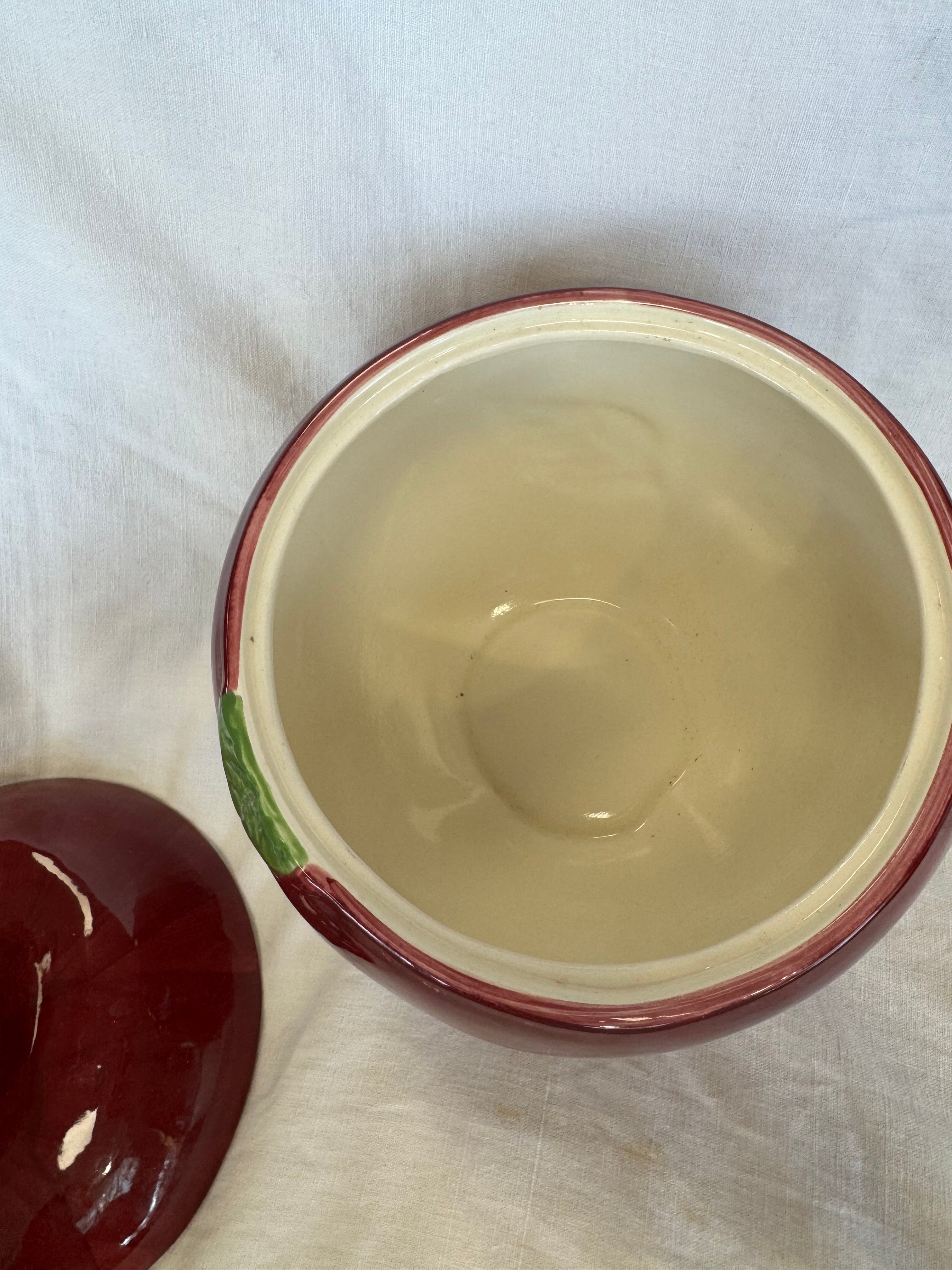 Pomme en céramique