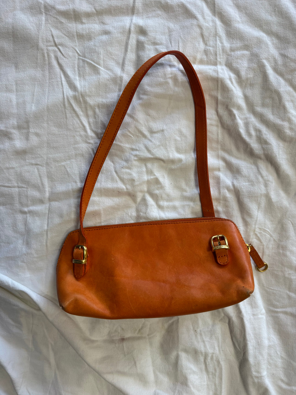 Sac en cuir orange