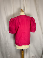 Chemise rose 80s