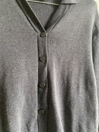 Gilet gris en laine