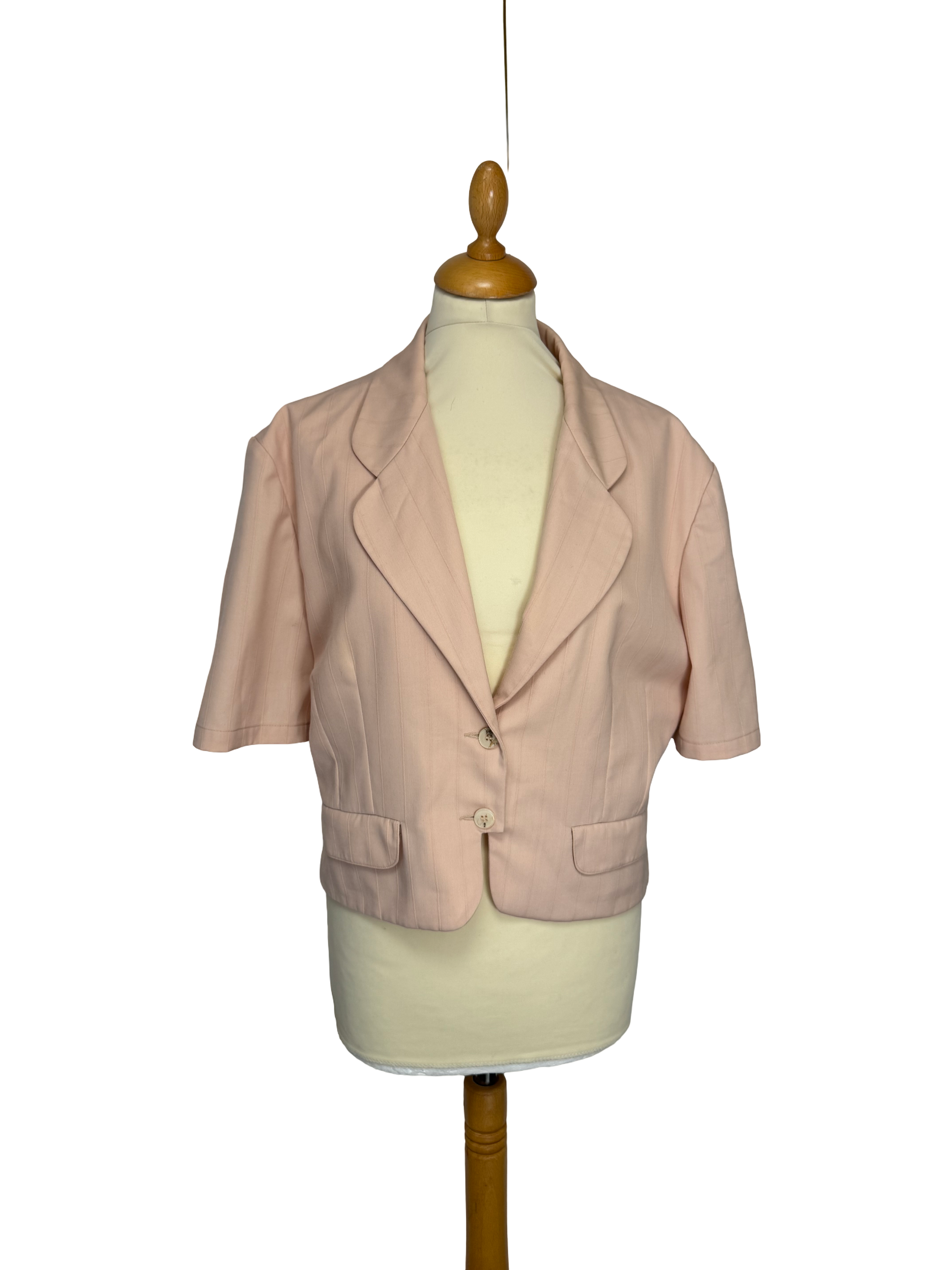 Veste courte rose