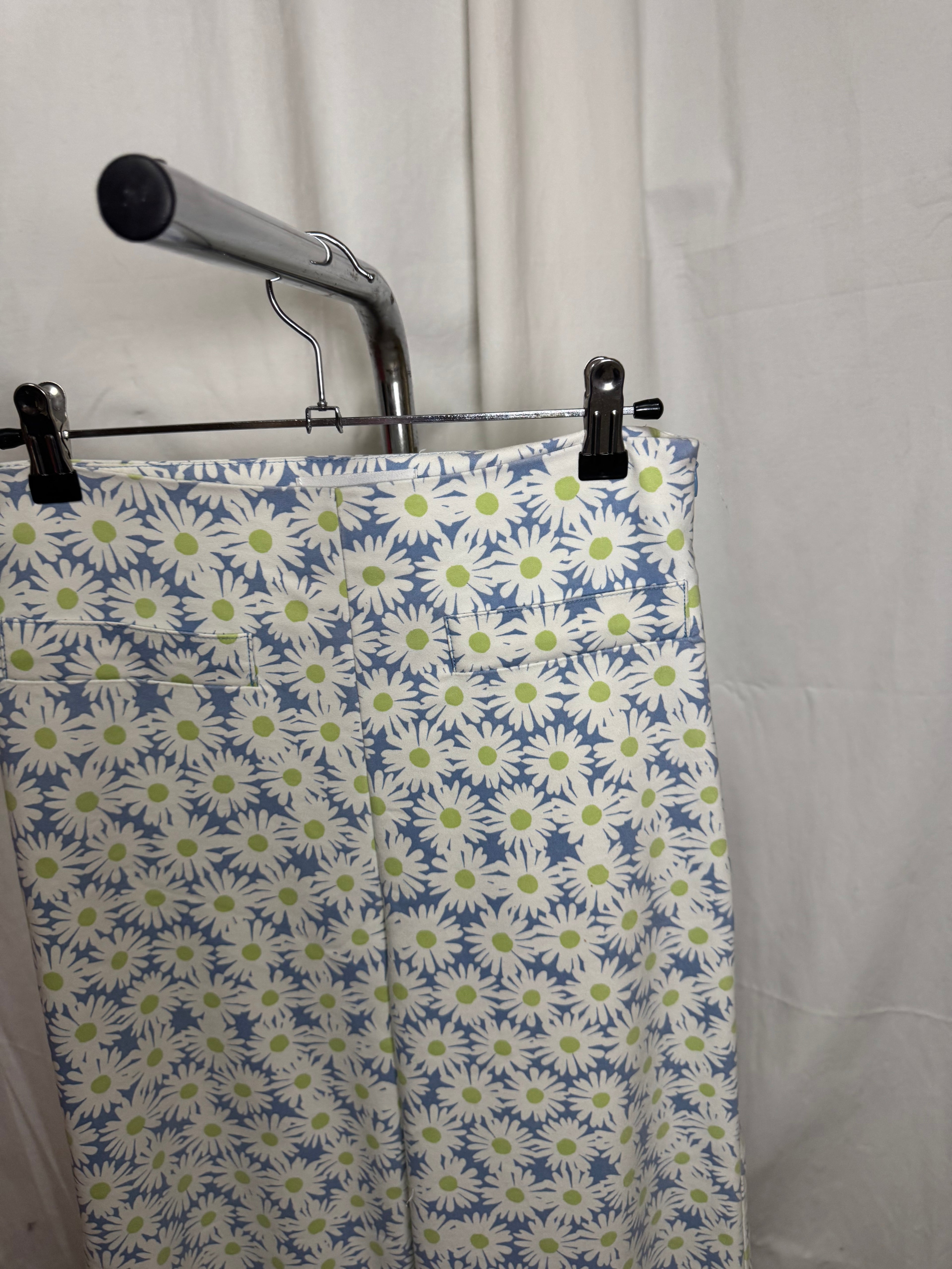 Pantalon à fleurs